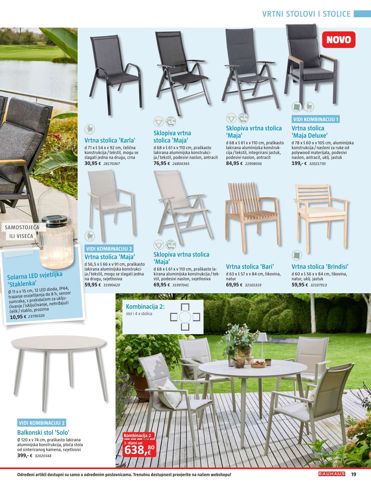 Stranica 19. Bauhaus kataloga - Vrtni Namještaj od 31.03.2026.