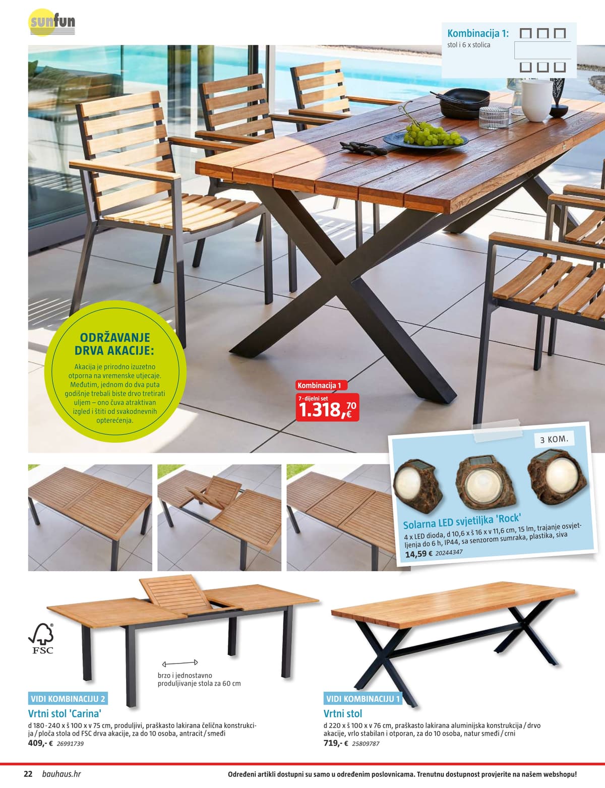 Stranica 22. Bauhaus kataloga - Vrtni Namještaj od 31.03.2026.