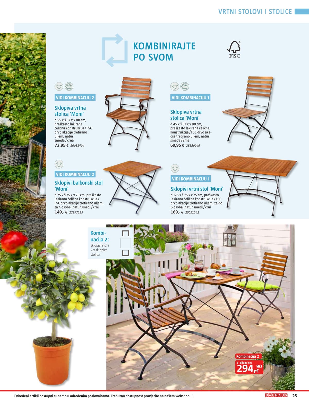 Stranica 25. Bauhaus kataloga - Vrtni Namještaj od 31.03.2026.