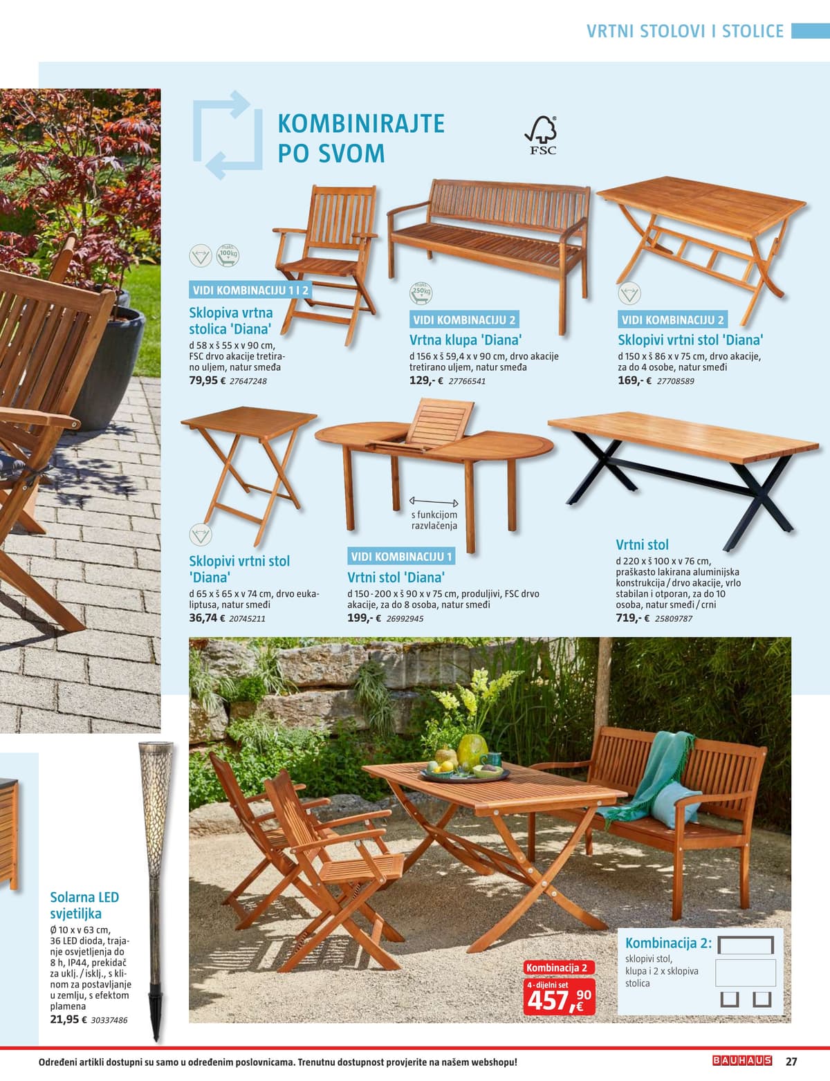Stranica 27. Bauhaus kataloga - Vrtni Namještaj od 31.03.2026.