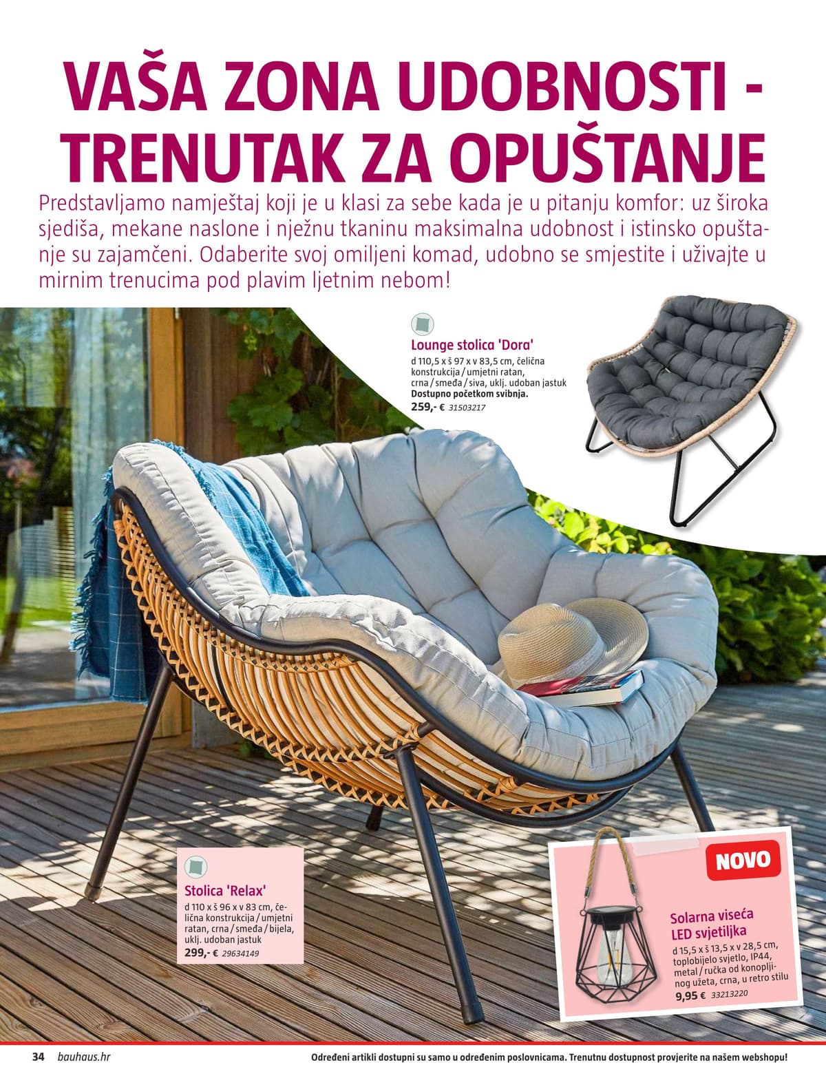 Stranica 34. Bauhaus kataloga - Vrtni Namještaj od 31.03.2026.