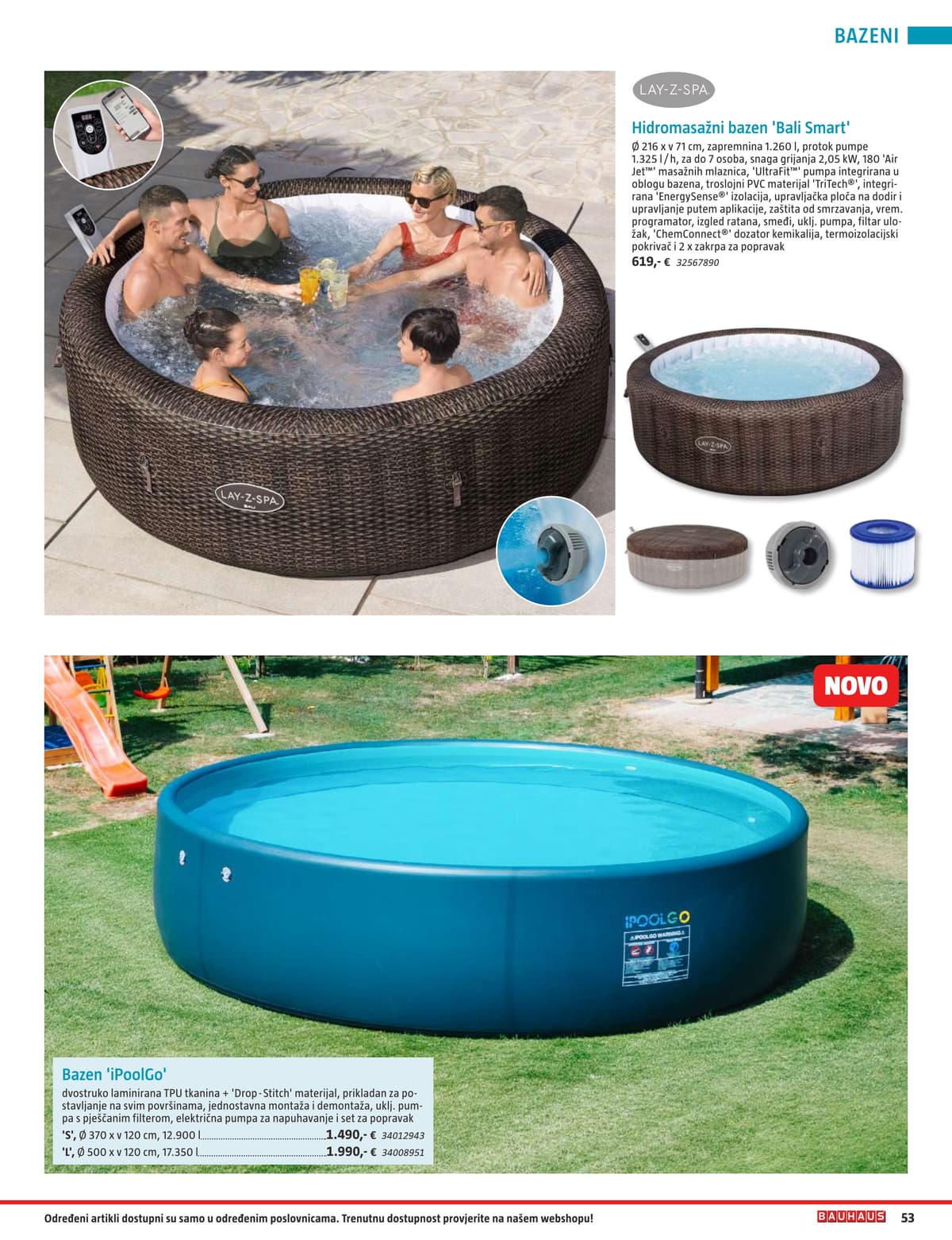 Stranica 53. Bauhaus kataloga - Vrtni Namještaj od 31.03.2026.