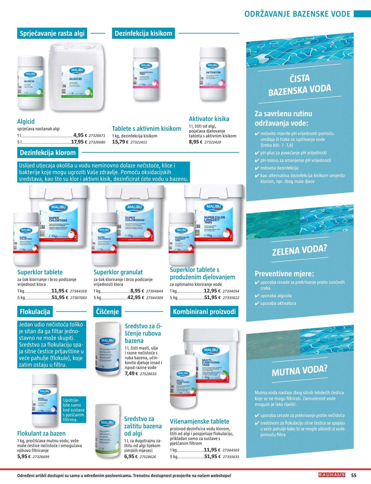 Stranica 55. Bauhaus kataloga - Vrtni Namještaj od 31.03.2026.