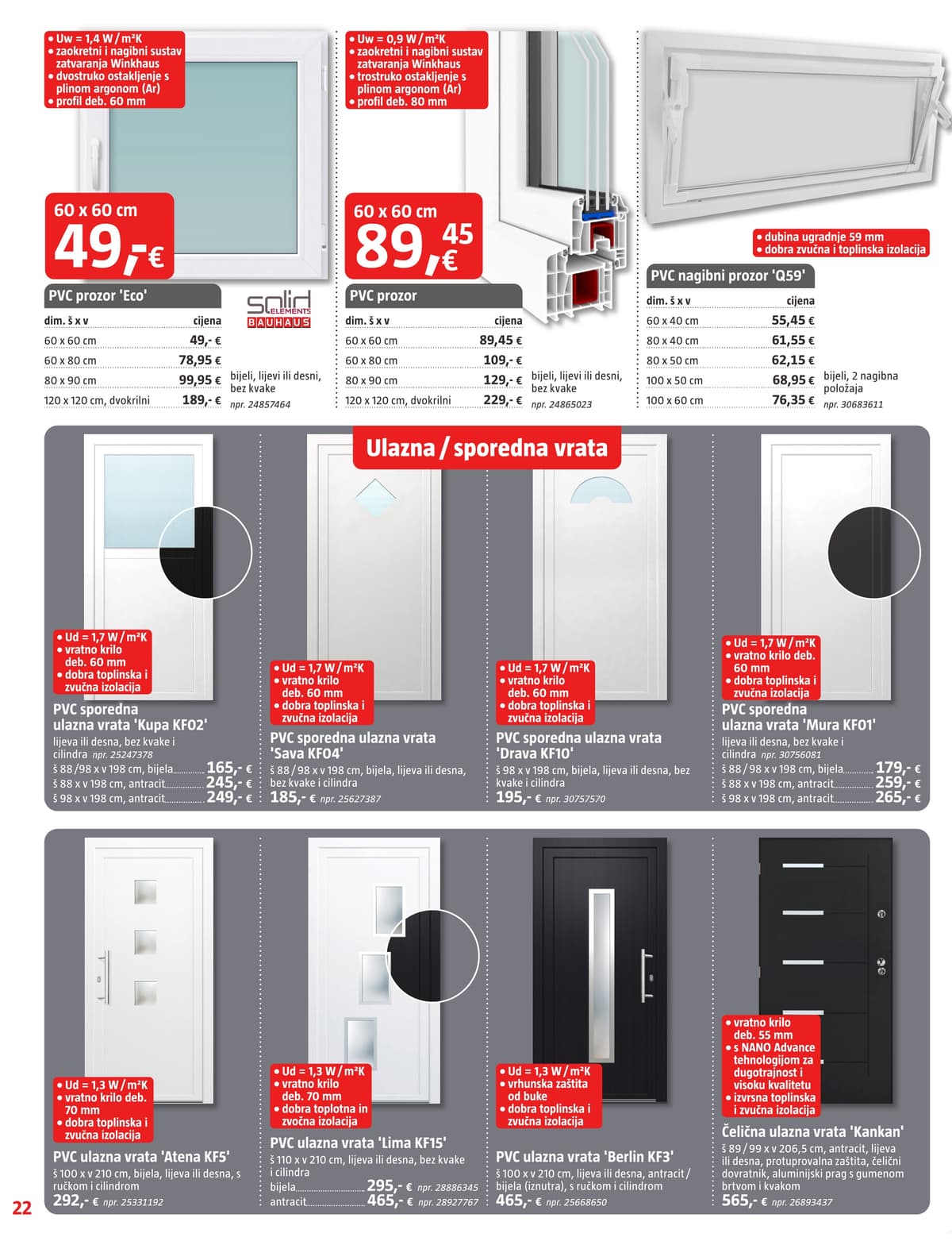 Stranica 22. Bauhaus kataloga - Travanj 2026. od 01.04.2026.