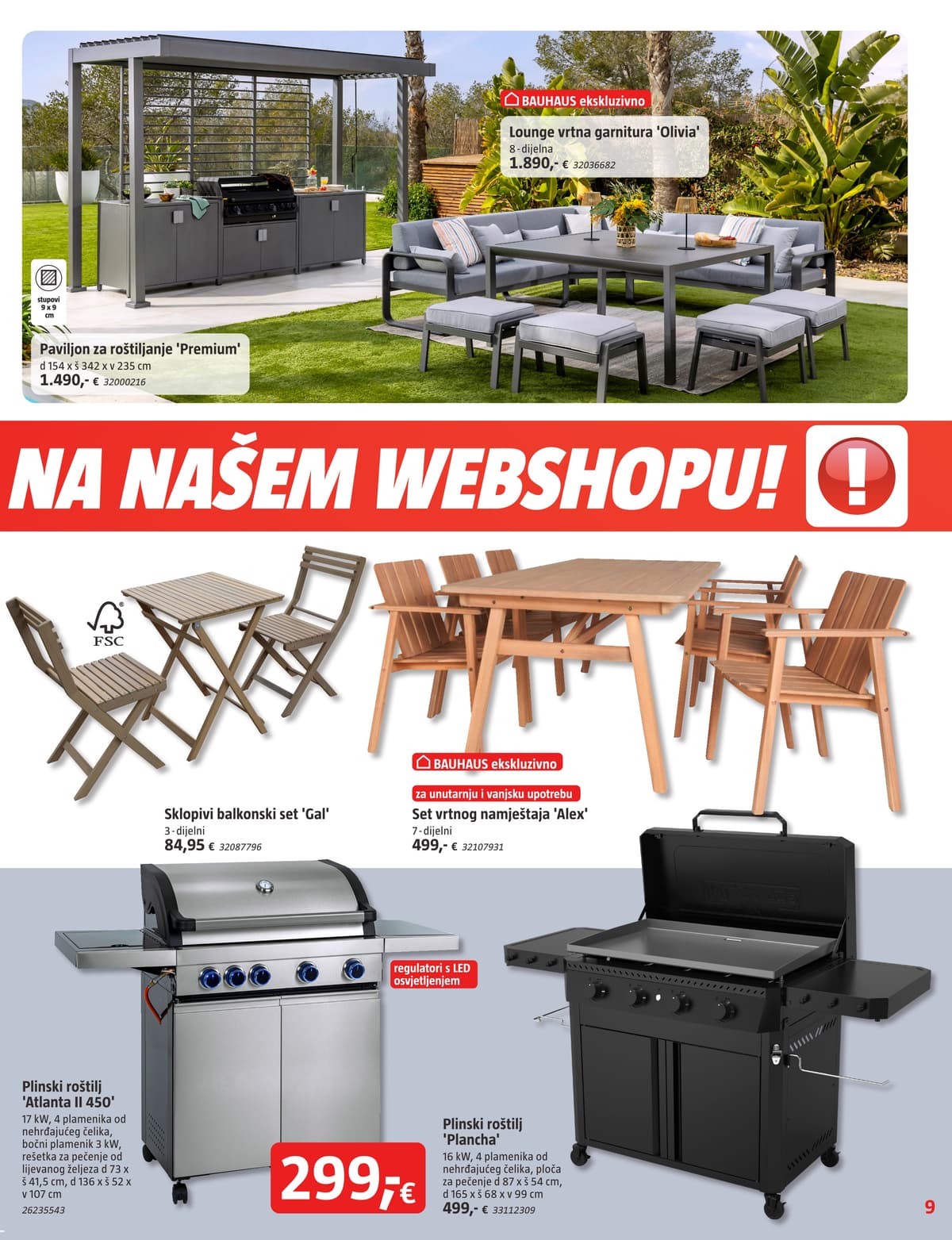 Stranica 9. Bauhaus kataloga - Travanj 2026. od 01.04.2026.