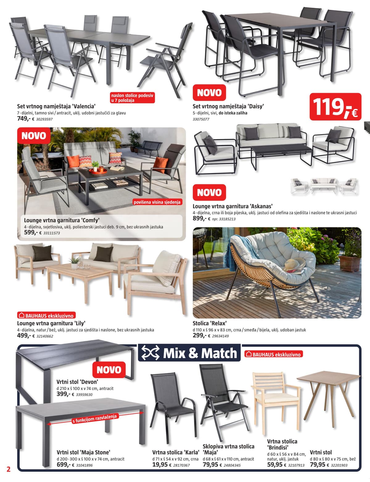Stranica 2. Bauhaus kataloga - Travanj 2026. od 14.04.2026.