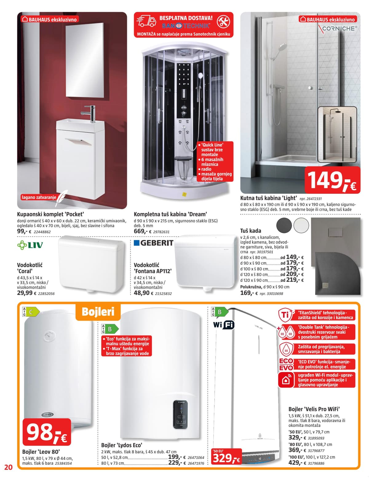 Stranica 20. Bauhaus kataloga - Travanj 2026. od 14.04.2026.