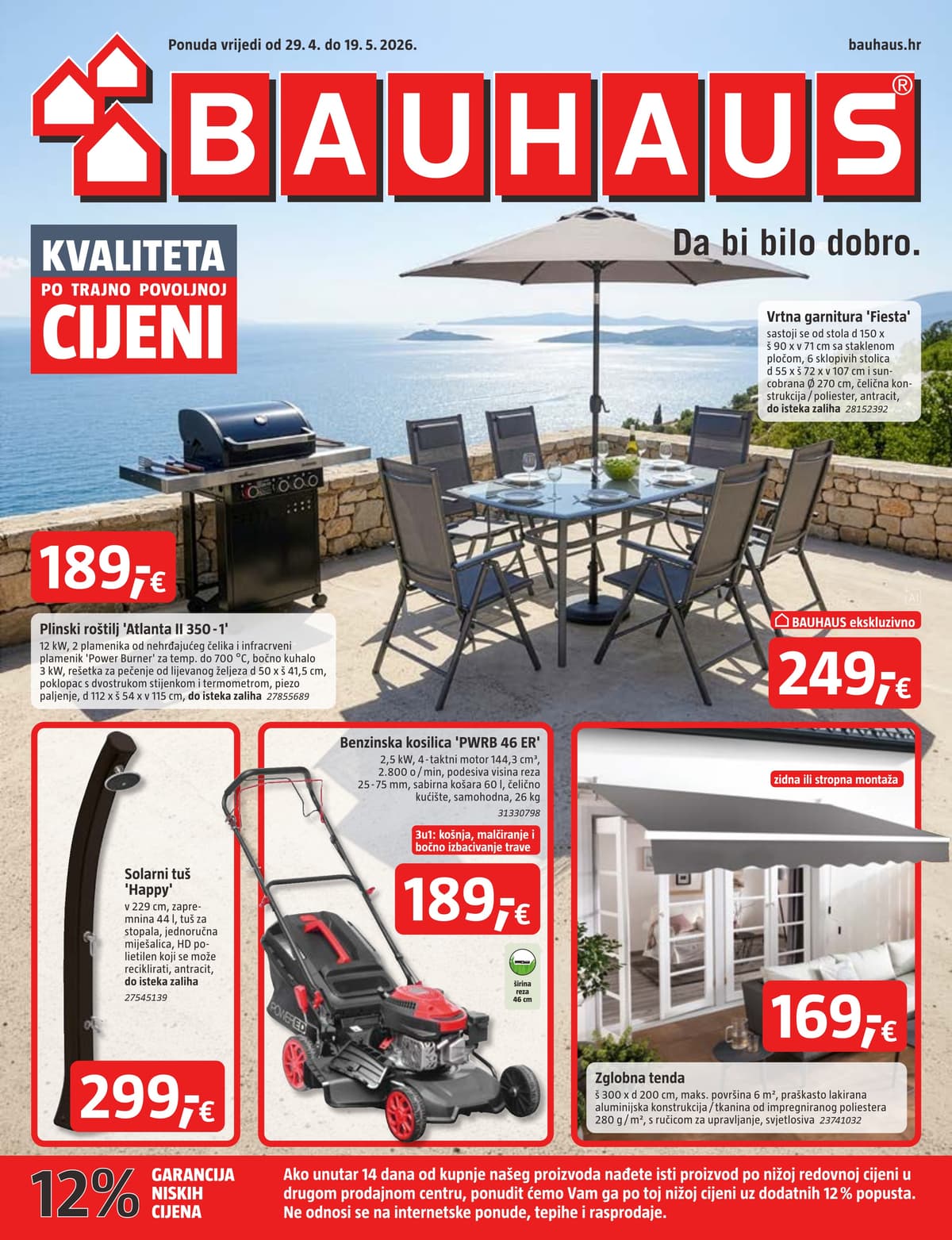 Stranica 1. Bauhaus kataloga - Svibanj 2026. od 29.04.2026.