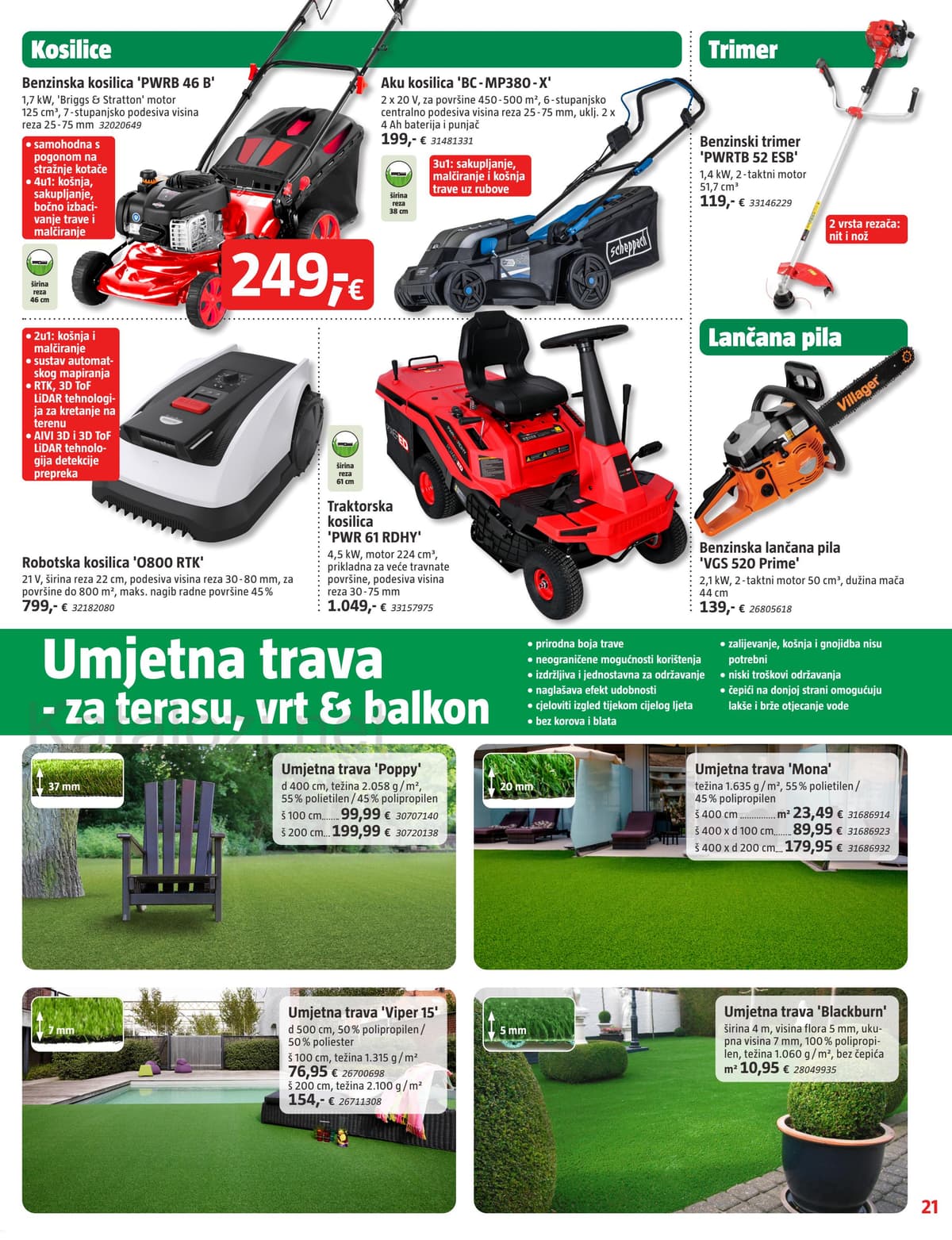 Stranica 21. Bauhaus kataloga - Srpanj 2026.