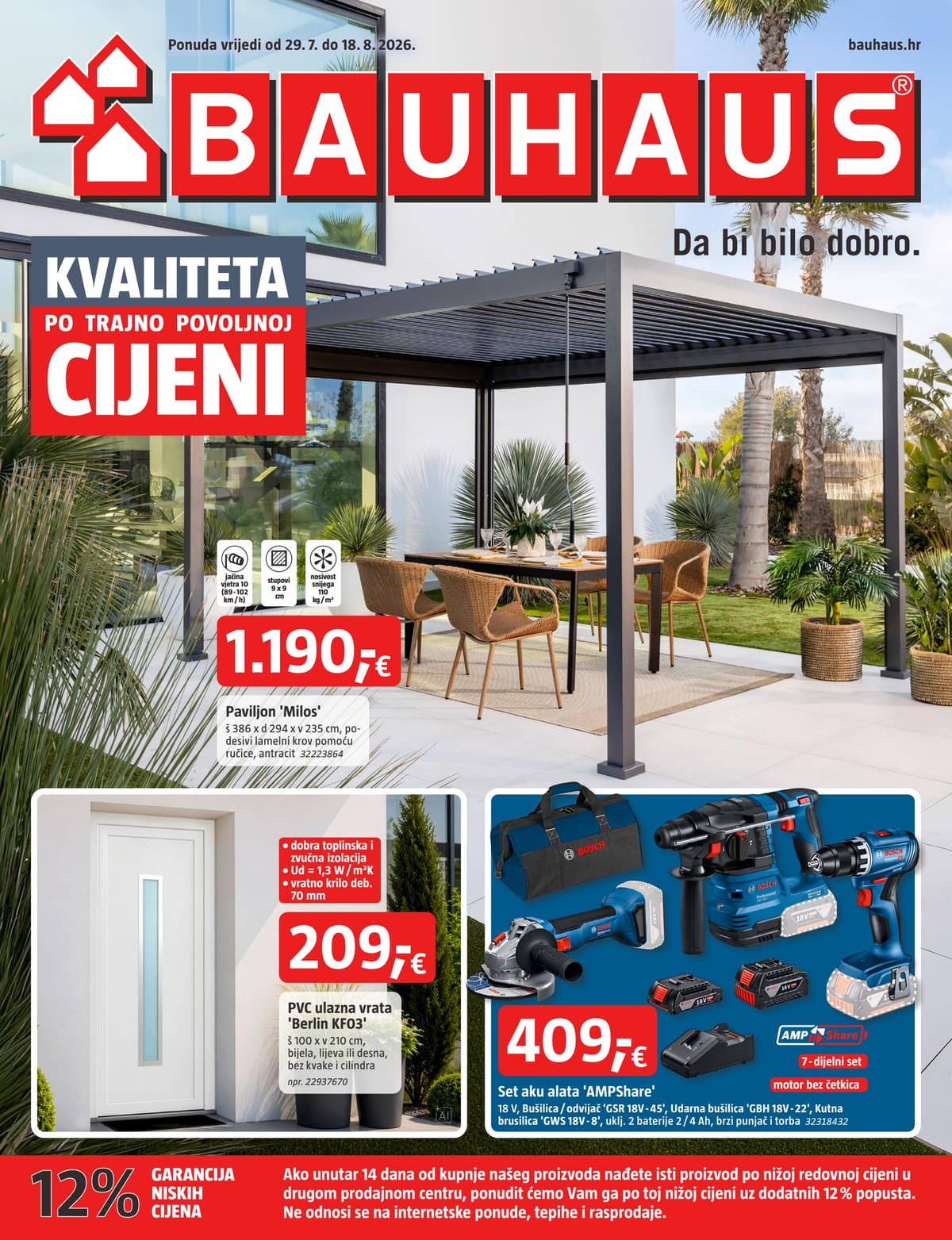 Stranica 1. Bauhaus kataloga - Kolovoz 2026
