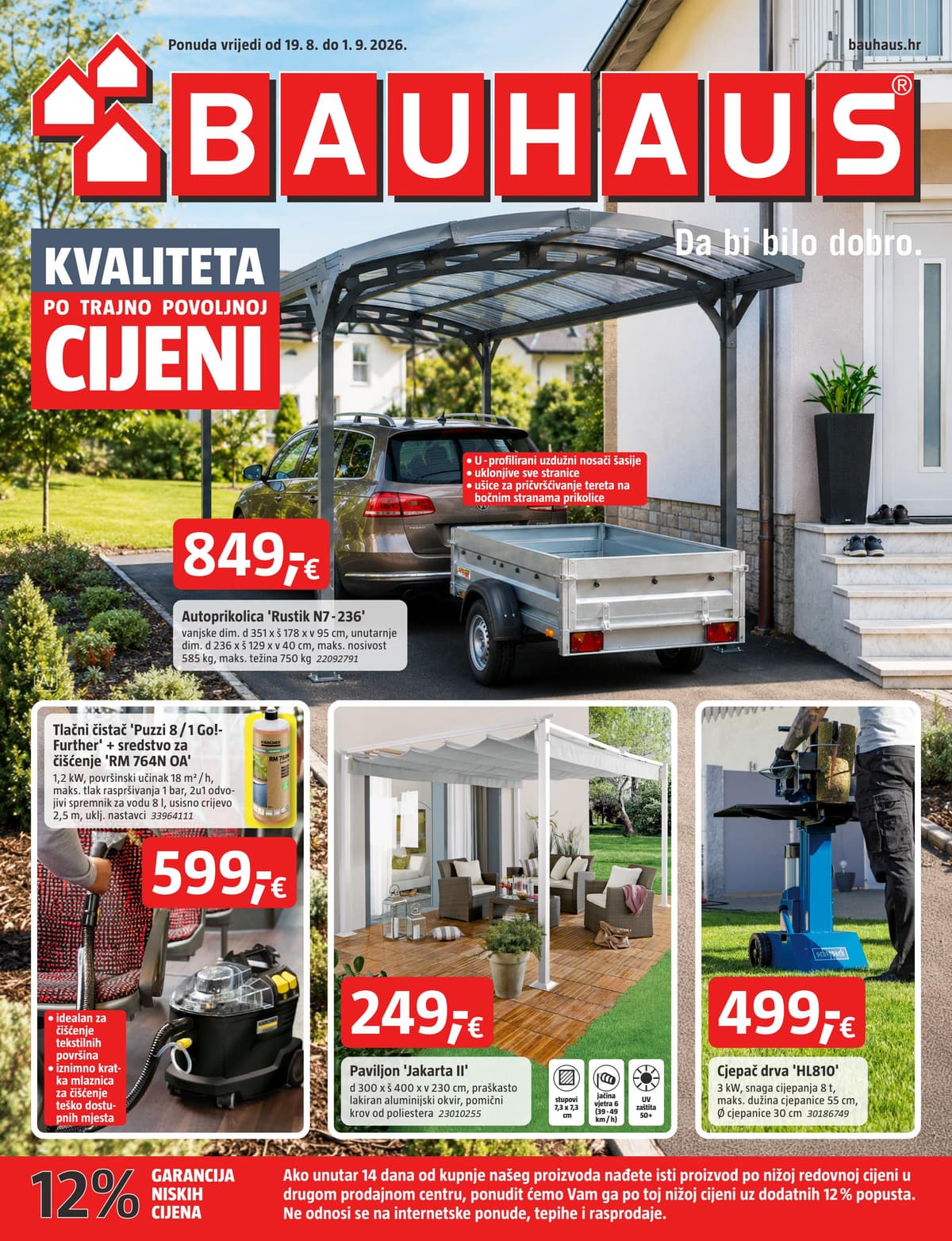 Stranica 1. Bauhaus kataloga - Kolovoz 2026. od 24.08.2026.
