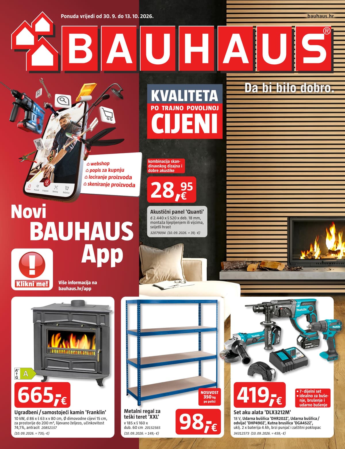 Stranica 1. Bauhaus kataloga - Listopad 2026 od 13.10.2026.