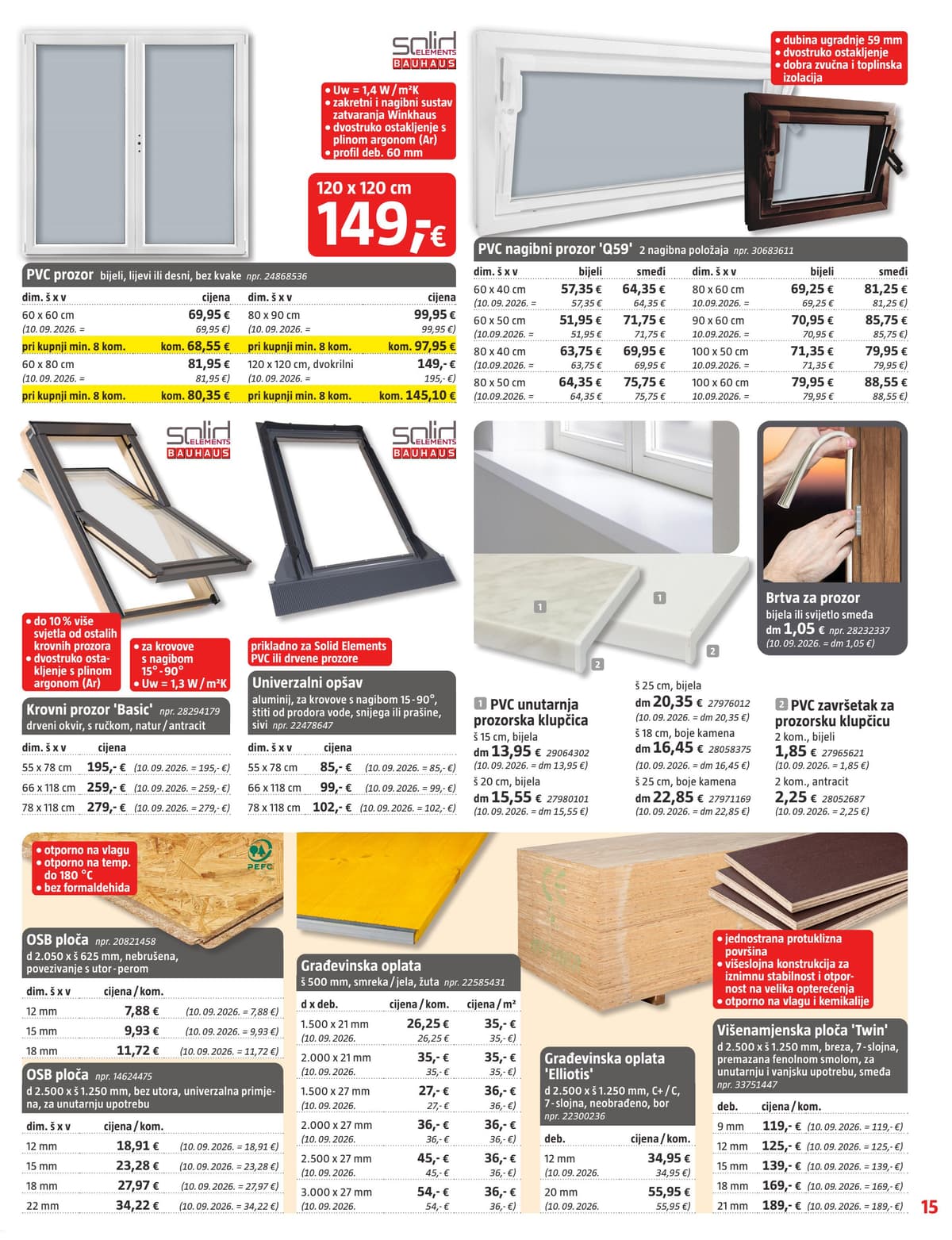 Stranica 15. Bauhaus kataloga - Listopad 2026 od 13.10.2026.