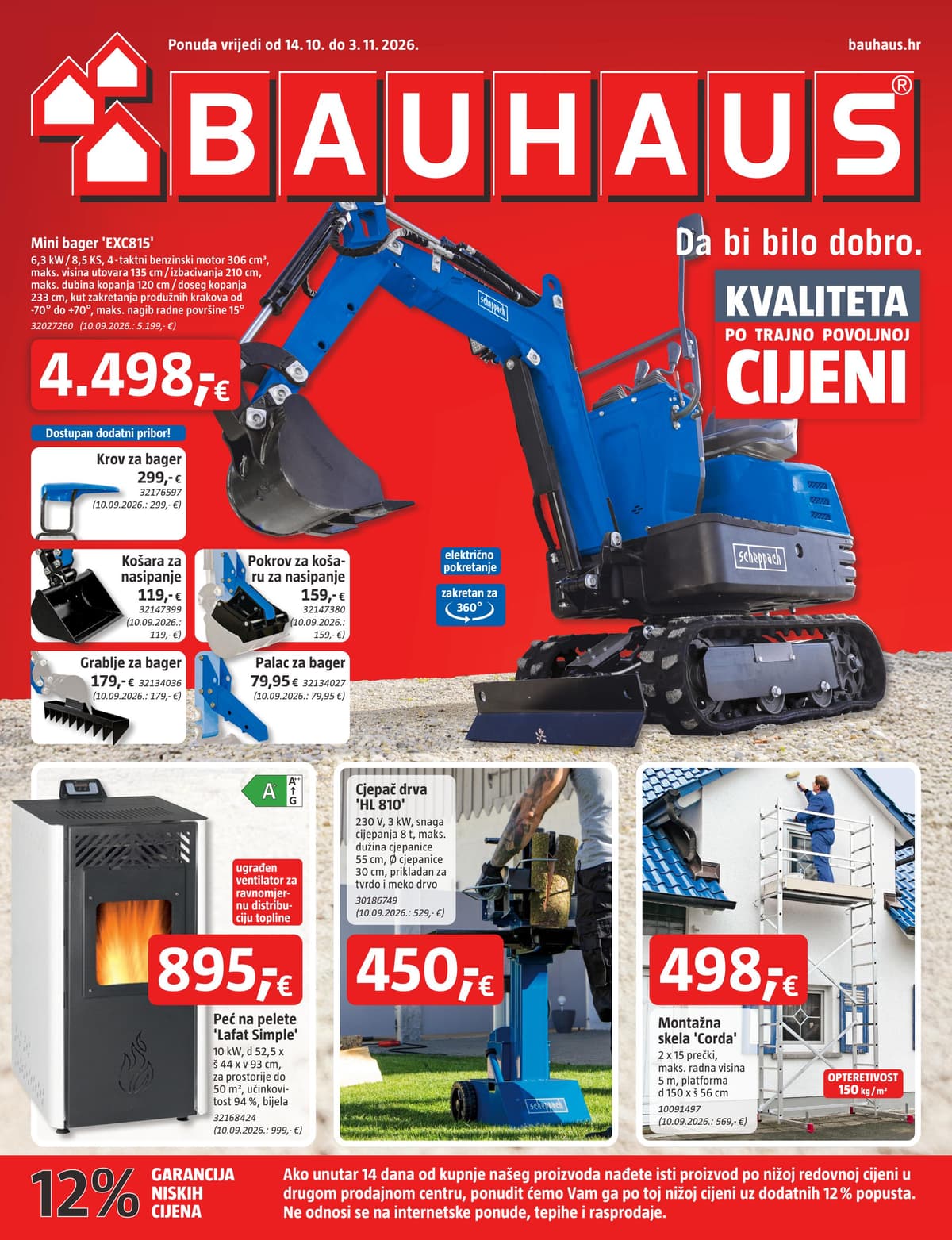 Stranica 1. Bauhaus kataloga - Listopad 2026 od 16.10.2026.