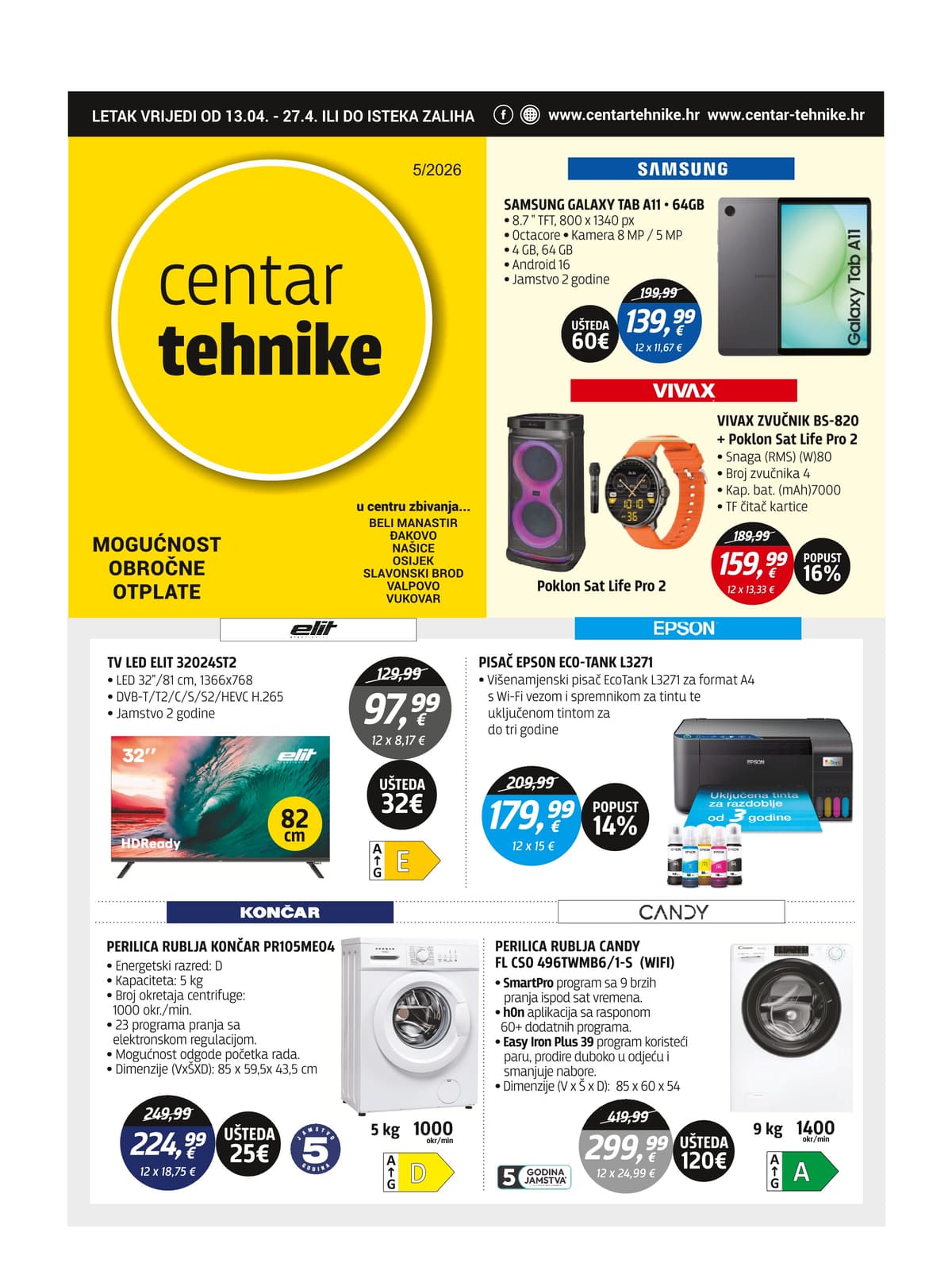 Stranica 1. Centar Tehnike kataloga - Akcijska Ponuda od 14.04.2026.