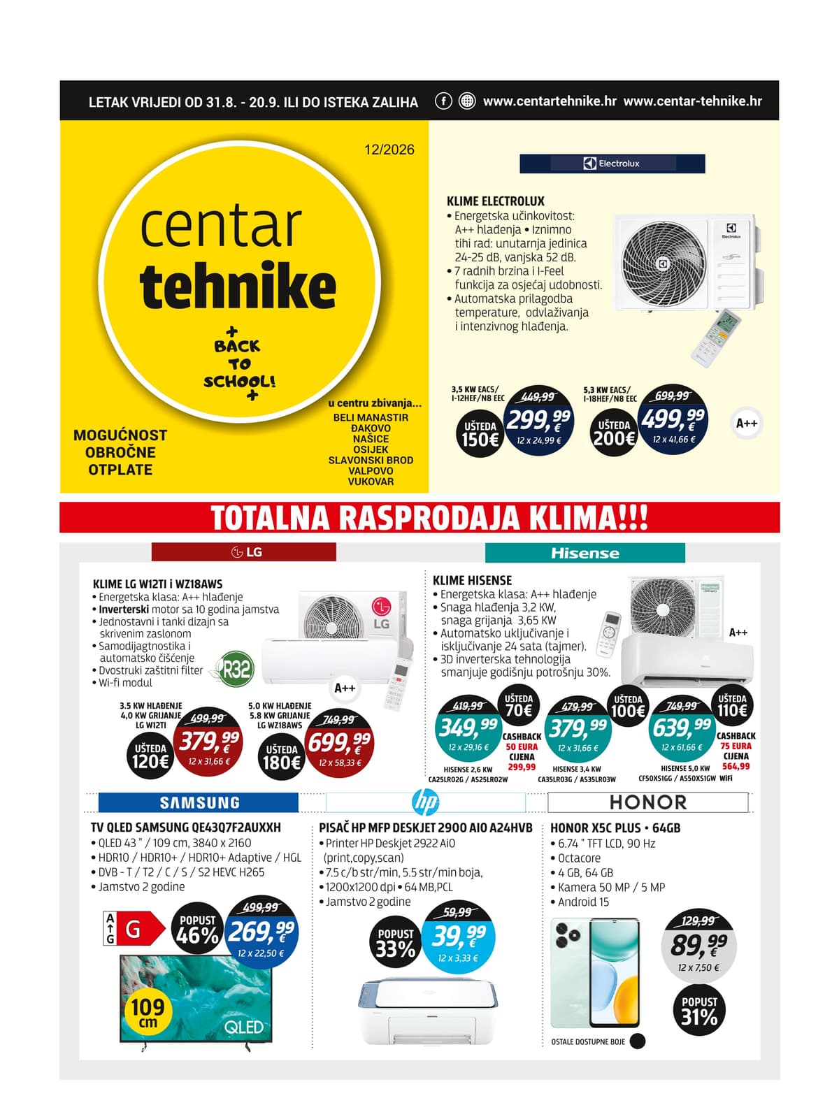 Stranica 1. Centar Tehnike kataloga - Rujan 2026