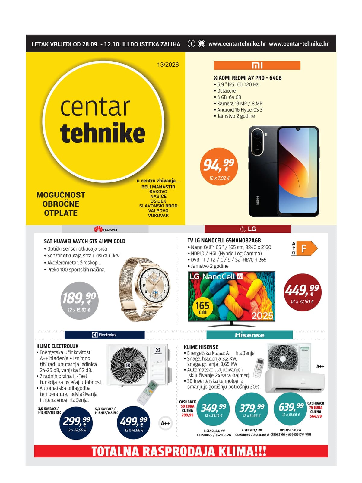 Stranica 1. Centar Tehnike kataloga - Akcijska Ponuda od 16.10.2026.