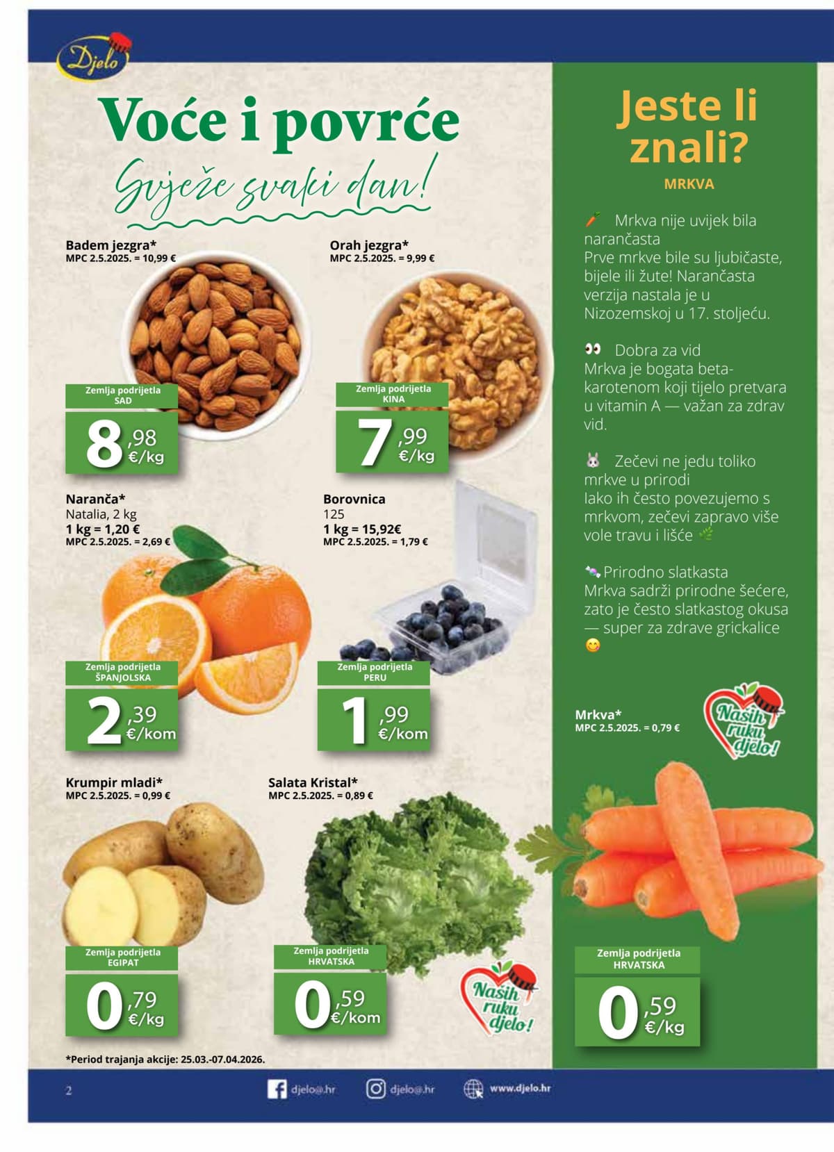 Stranica 2. Djelo kataloga - Tjedna Akcija od 26.03.2026.
