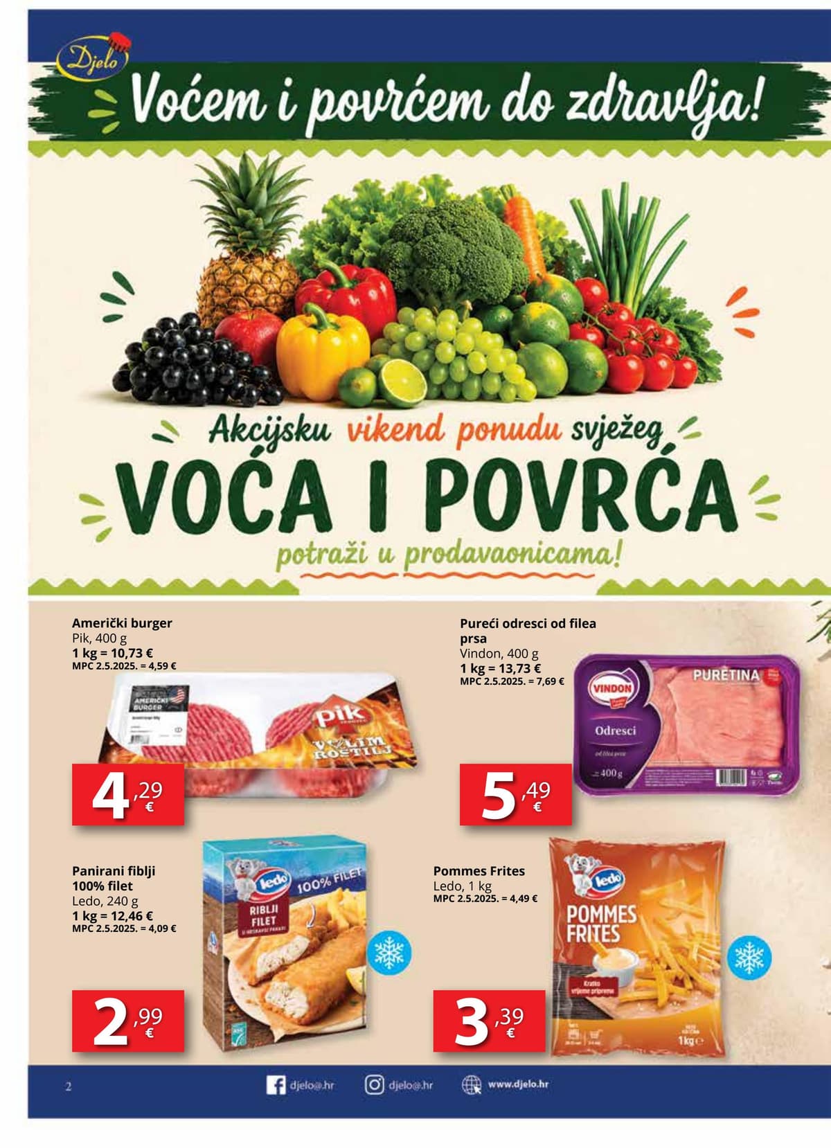 Stranica 2. Djelo kataloga - Tjedna Akcija od 04.07.2026