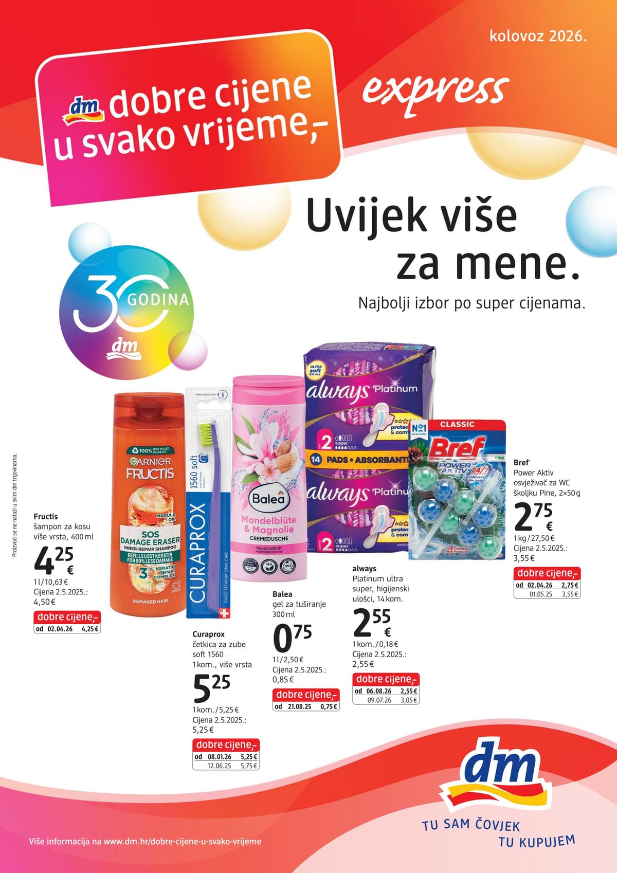 Stranica 1. Dm kataloga - Express kolovoz 2026 od 13.08.2026.