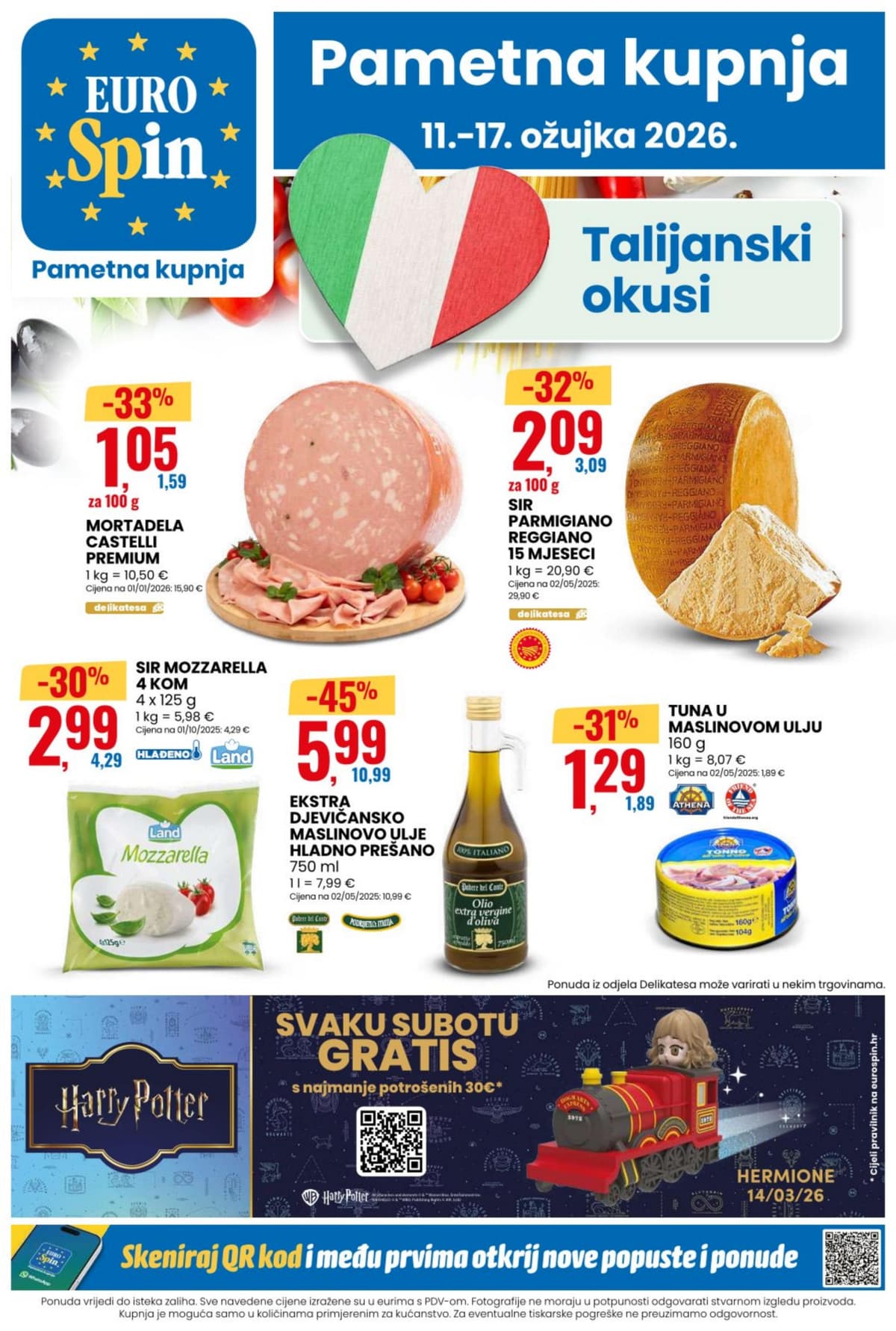 Stranica 1. Eurospin kataloga - Tjedna Akcija od 15.03.2026.