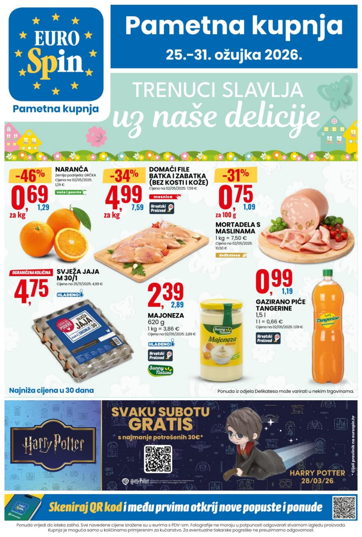 Stranica 1. Eurospin kataloga - Tjedna Akcija od 26.03.2026.
