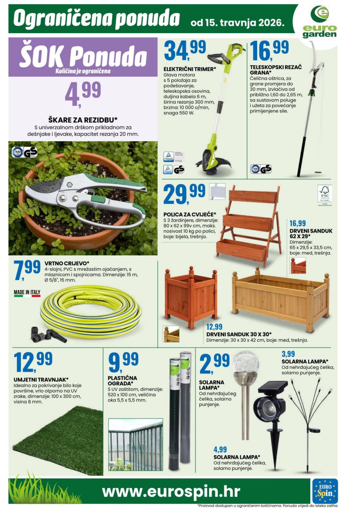 Stranica 15. Eurospin kataloga - Tjedna Akcija od 12.04.2026.