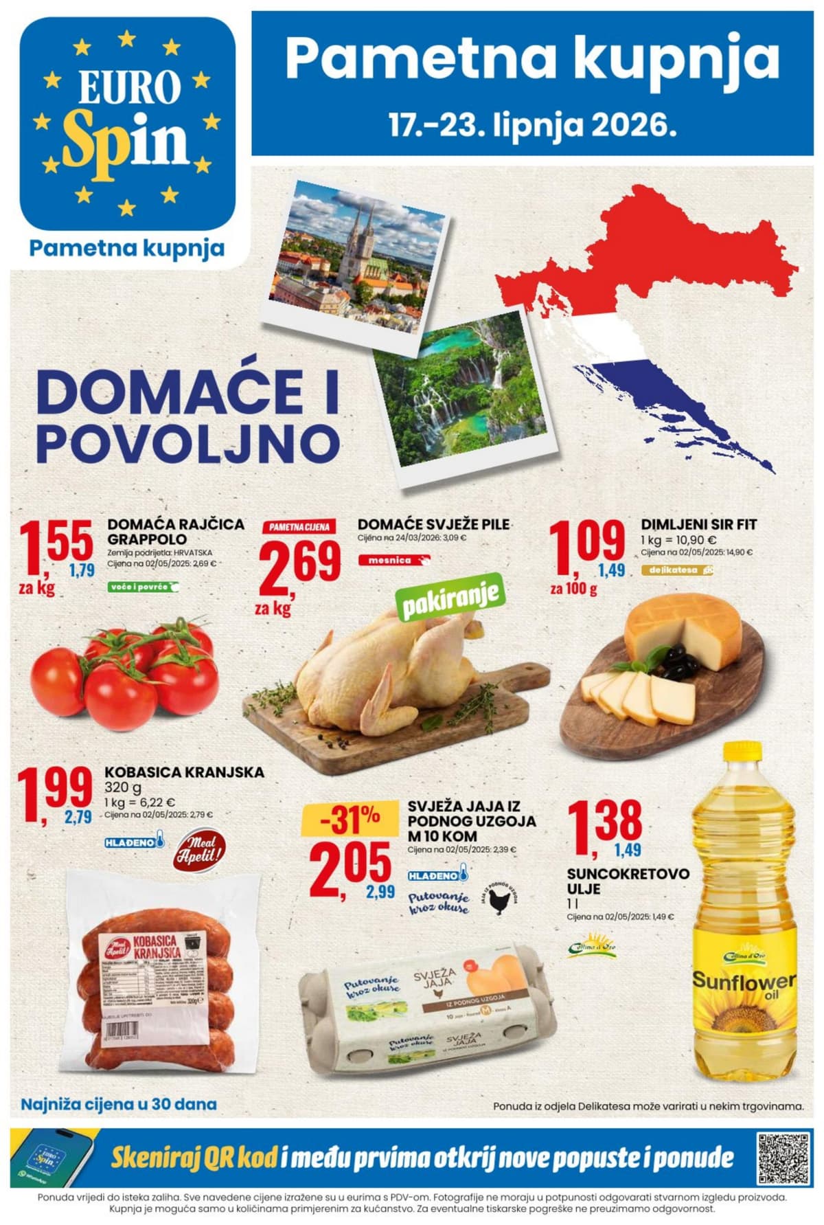 Stranica 1. Eurospin kataloga - Tjedna Akcija od 14.06.2026