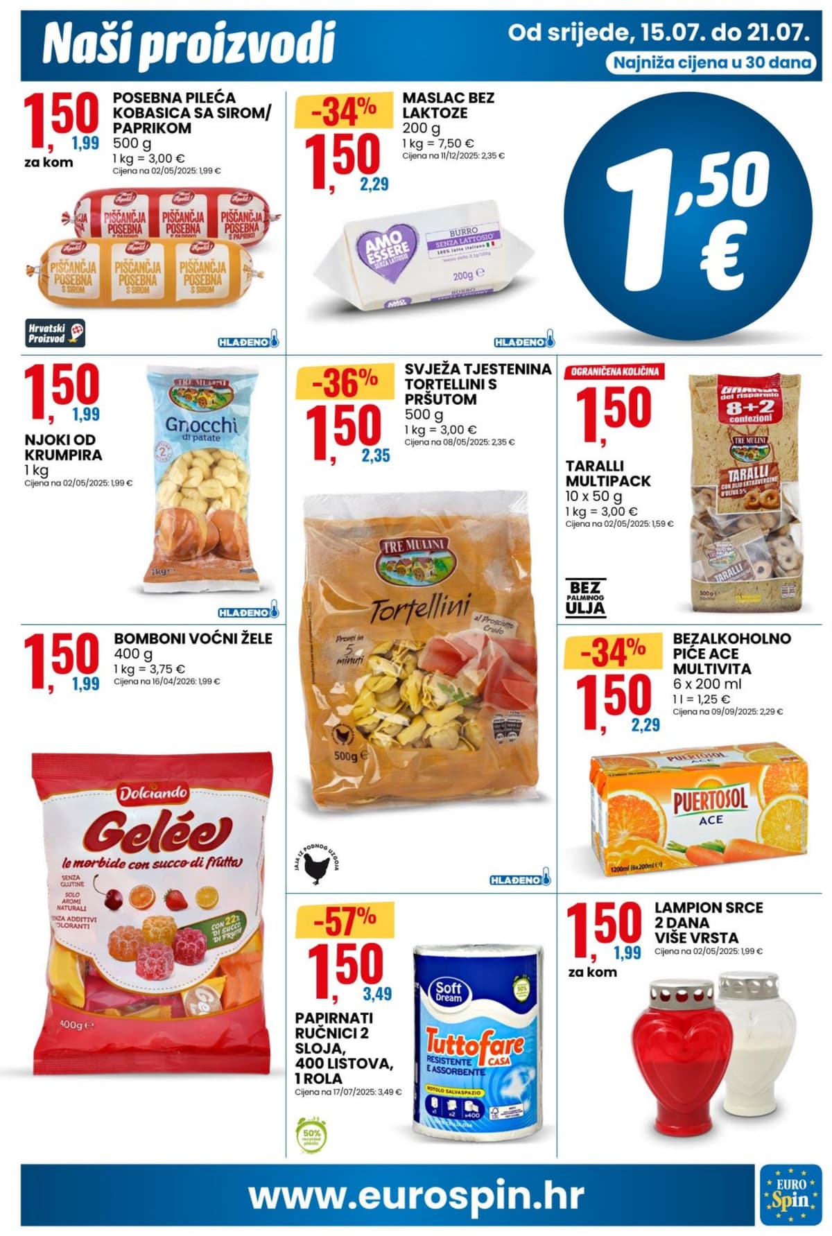 Stranica 3. Eurospin kataloga - Tjedna Akcija od 16.07.2026