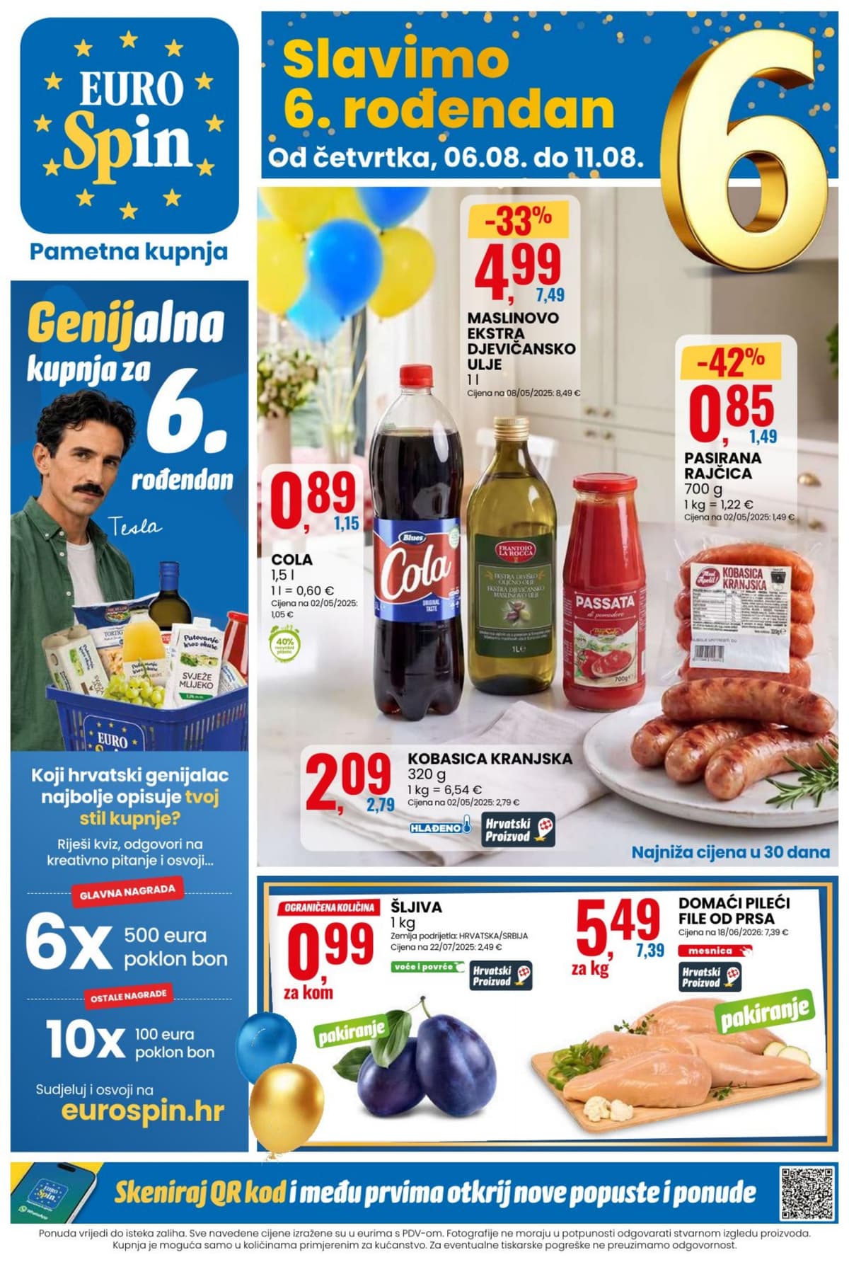 Stranica 1. Eurospin kataloga - Tjedna Akcija od 03.08.2026.