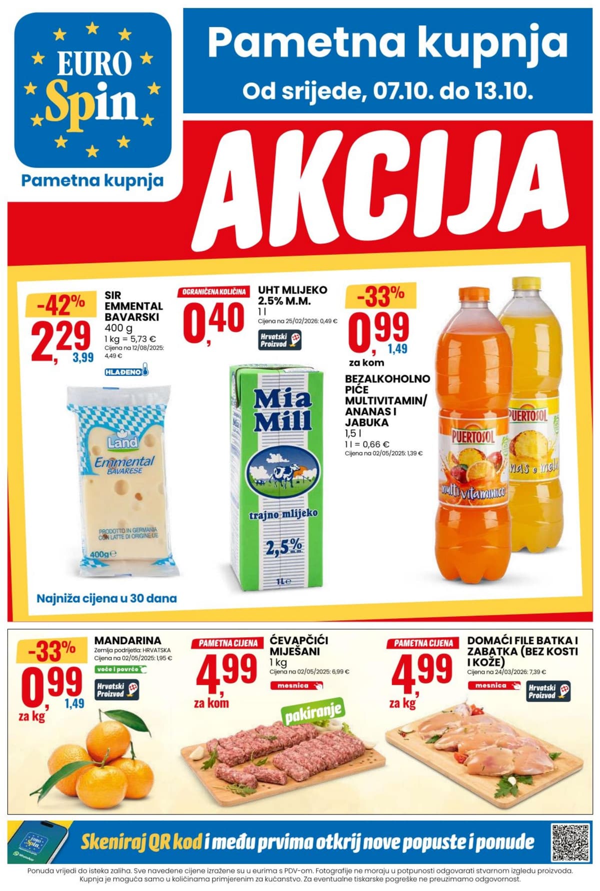 Stranica 1. Eurospin kataloga - Tjedna Akcija od 13.10.2026.