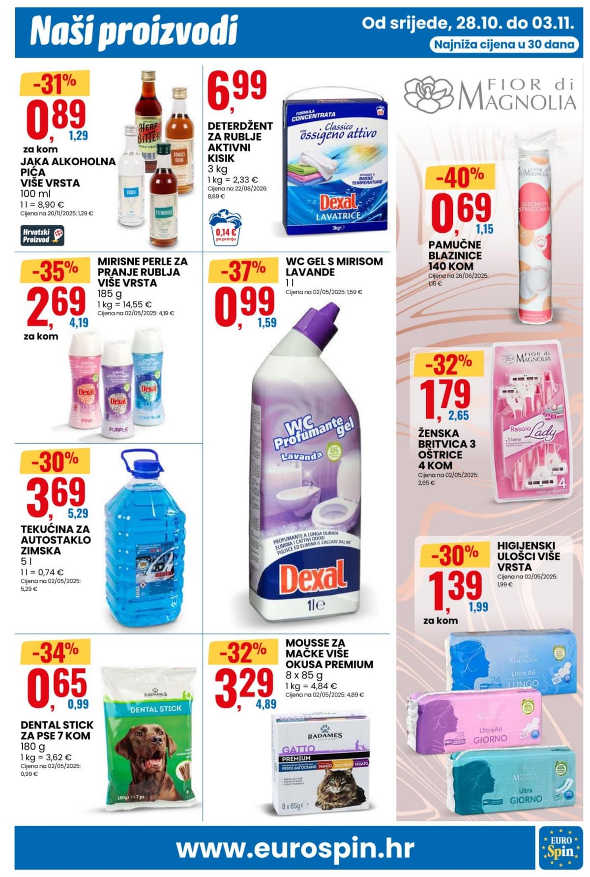 Stranica 11. Eurospin kataloga - Tjedna Akcija od 25.10.2026.