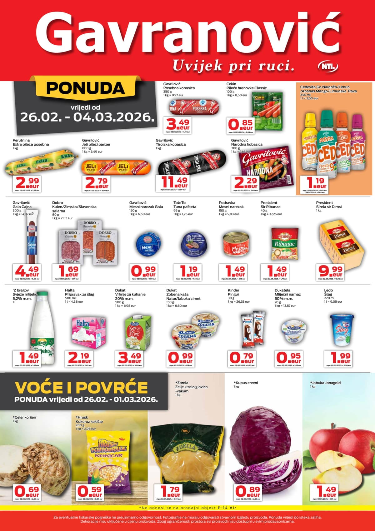 Stranica 2. Gavranović kataloga - Tjedna Akcija