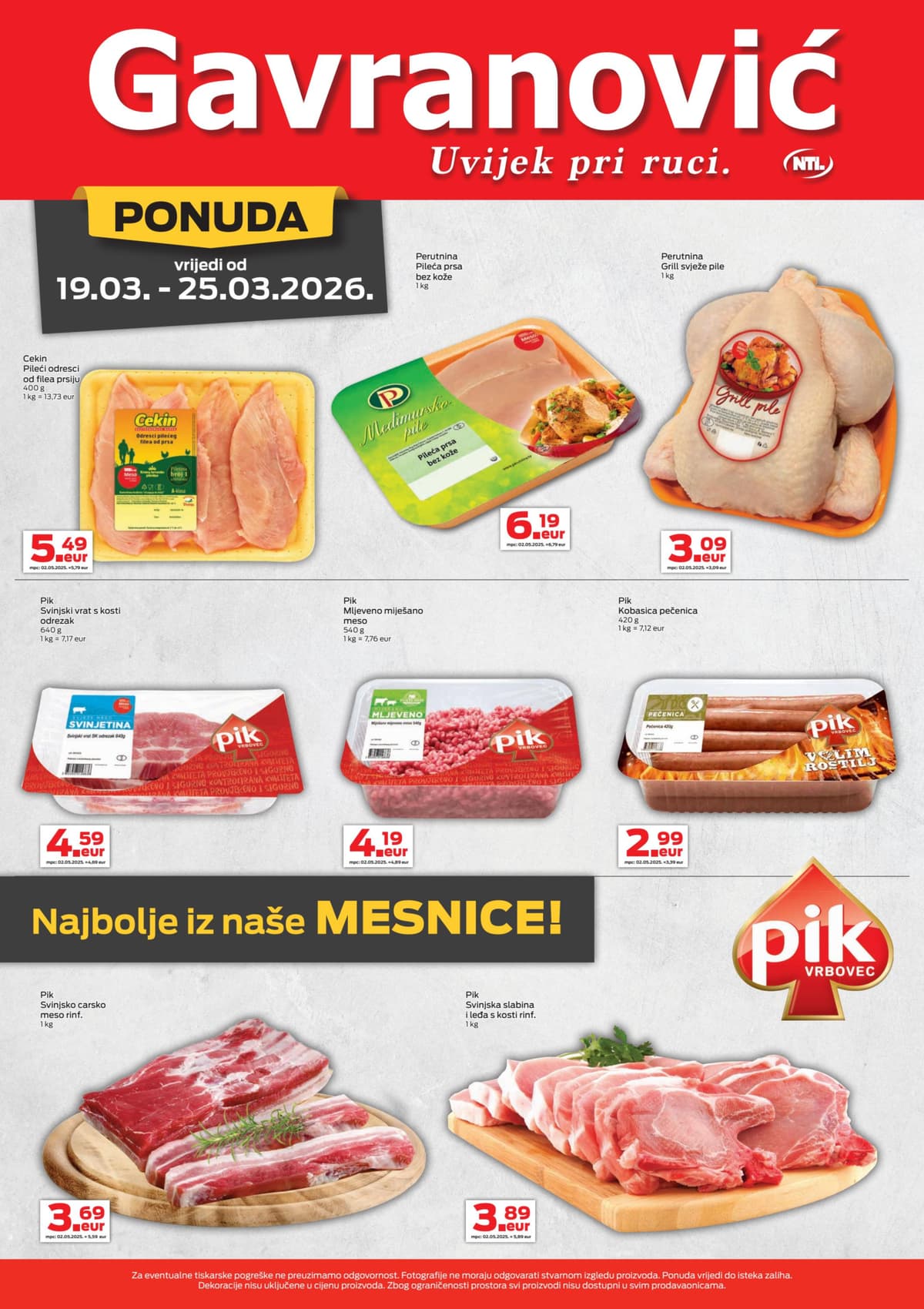 Stranica 5. Gavranović kataloga - Tjedna Akcija od 20.03.2026.