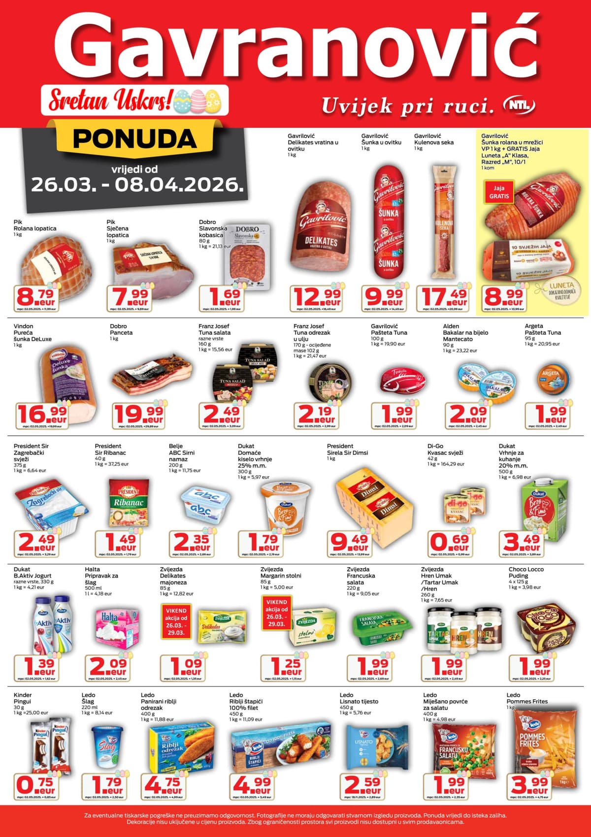 Stranica 2. Gavranović kataloga - Tjedna Akcija