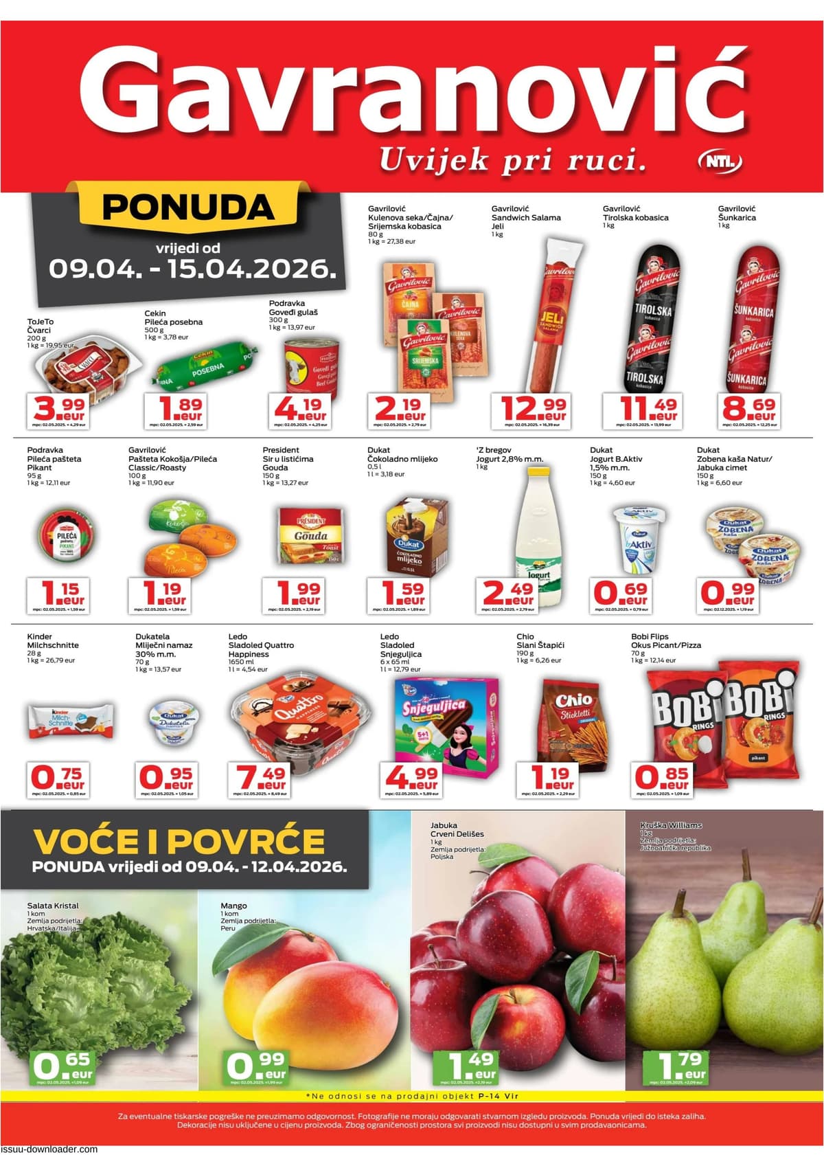 Stranica 2. Gavranović kataloga - Tjedna Akcija