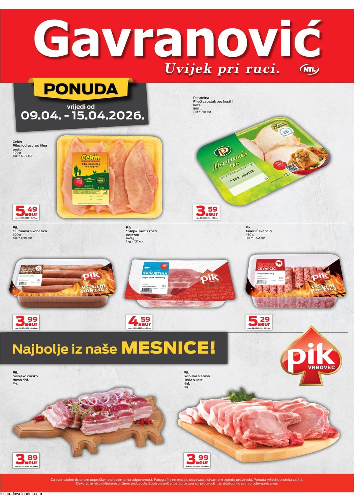 Stranica 5. Gavranović kataloga - Tjedna Akcija