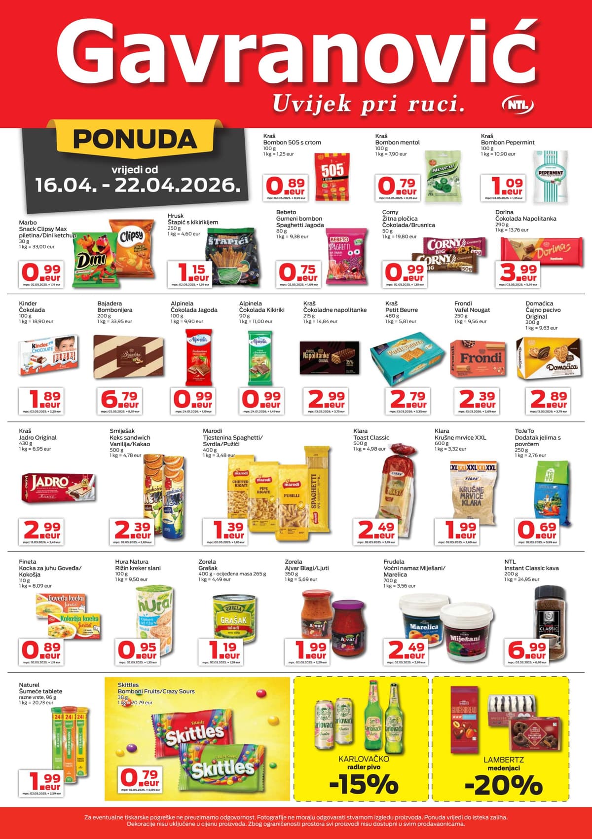 Stranica 3. Gavranović kataloga - Tjedna Akcija od 14.04.2026.