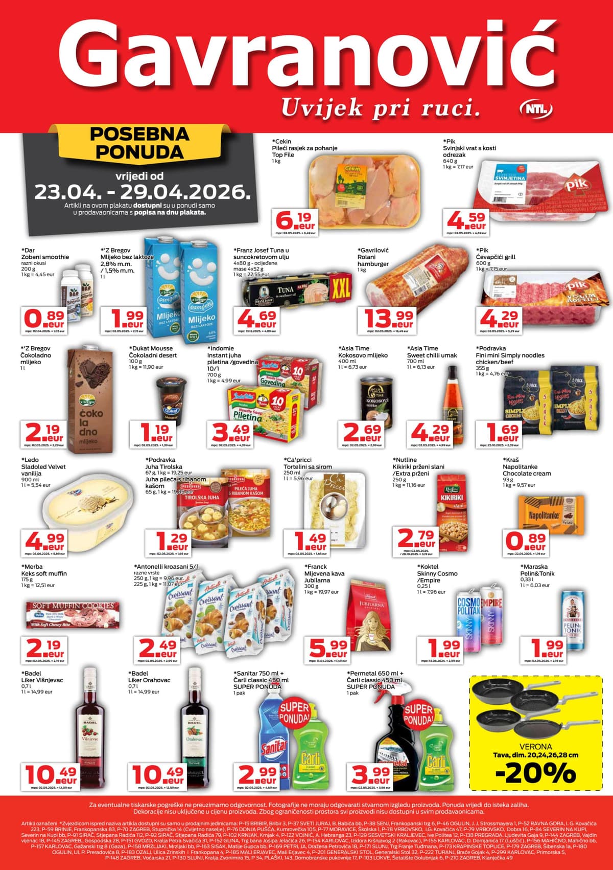 Stranica 1. Gavranović kataloga - Tjedna Akcija