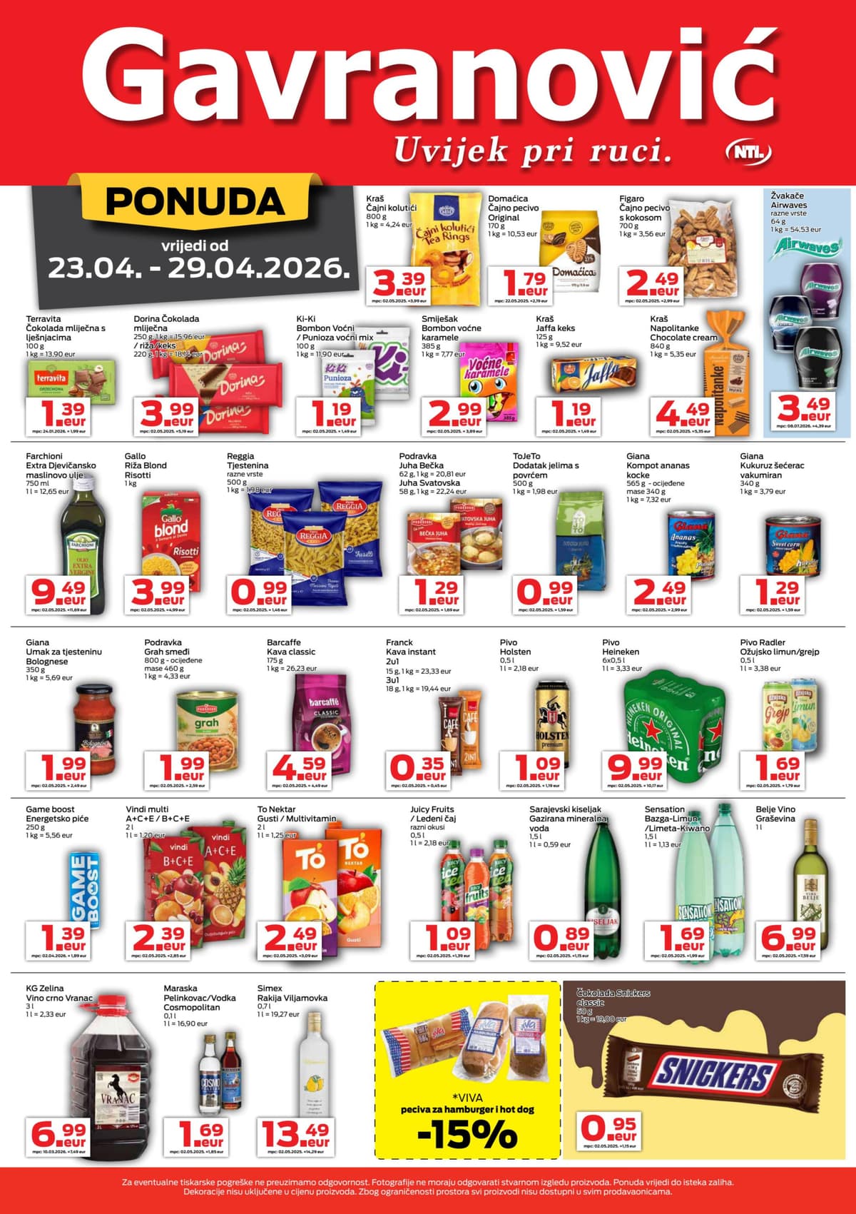 Stranica 3. Gavranović kataloga - Tjedna Akcija