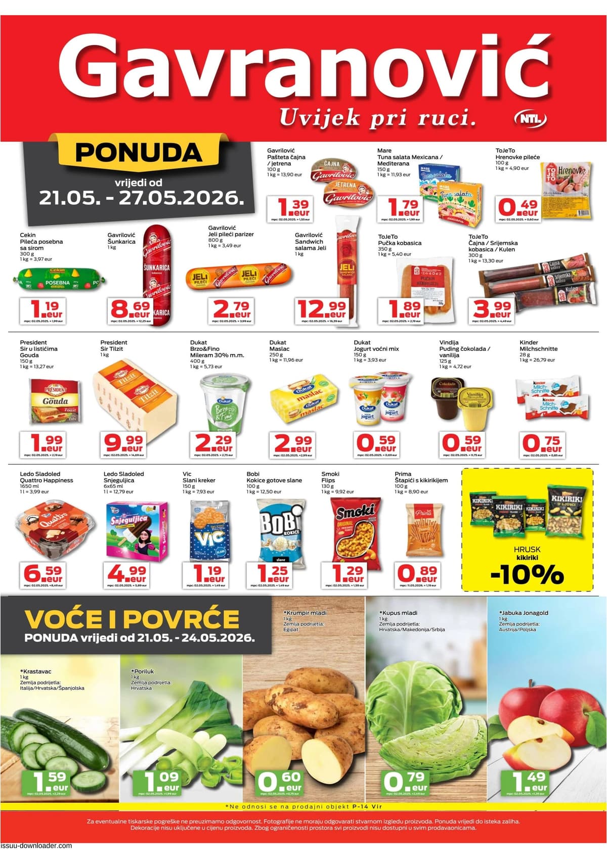 Stranica 2. Gavranović kataloga - Tjedna Akcija