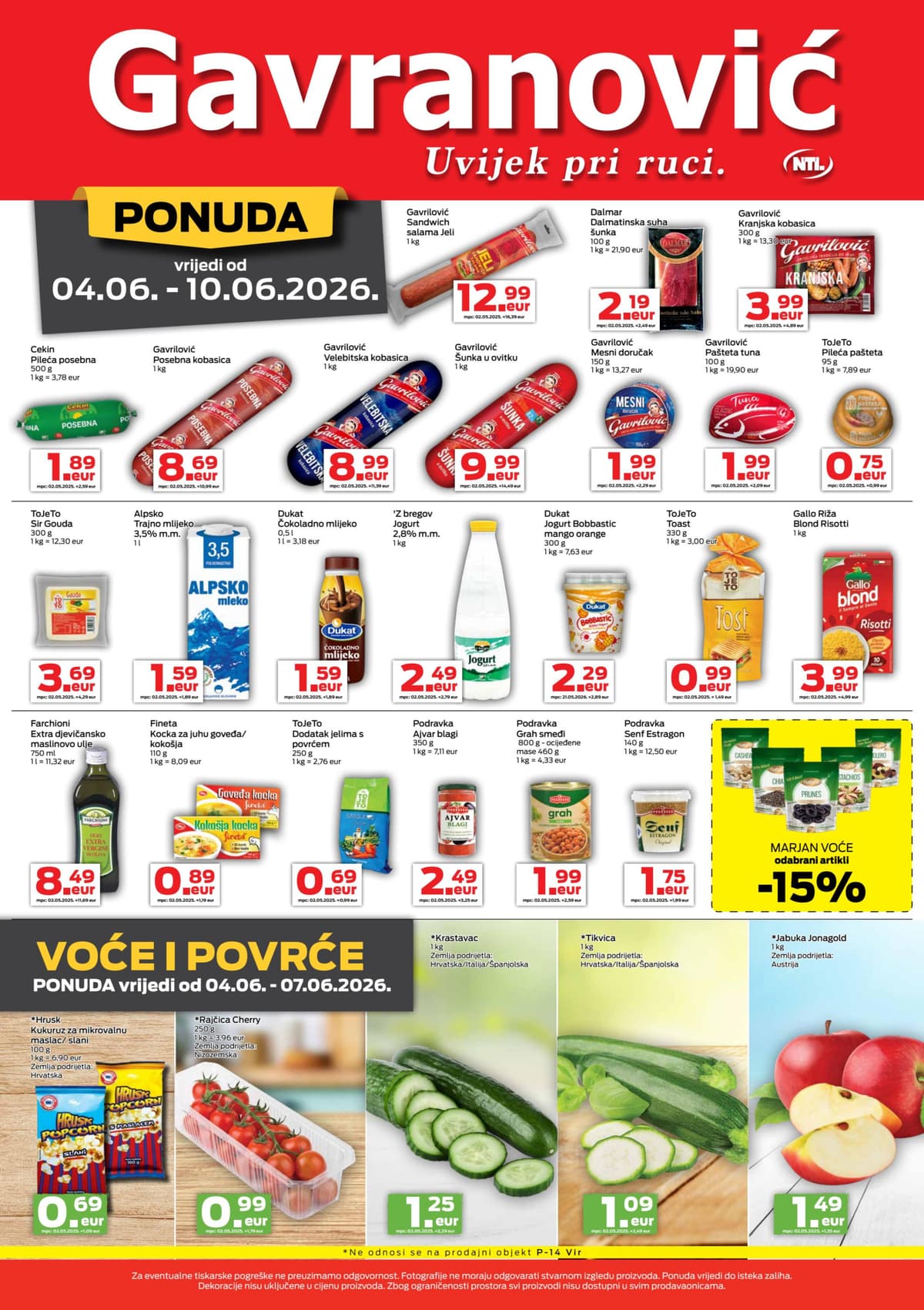 Stranica 2. Gavranović kataloga - Tjedna Akcija