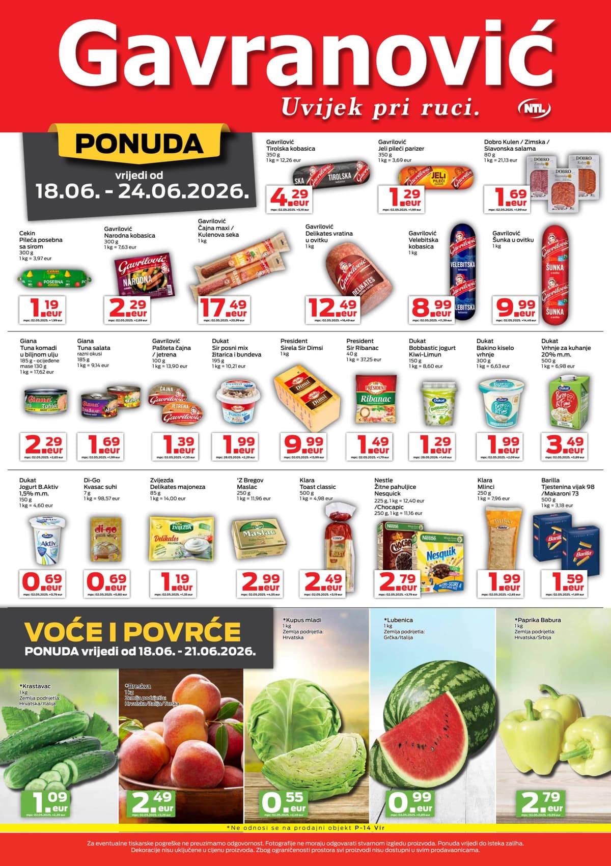 Stranica 2. Gavranović kataloga - Tjedna Akcija