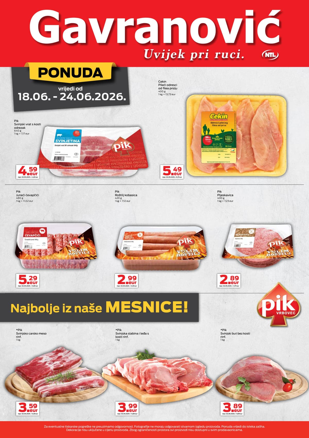 Stranica 5. Gavranović kataloga - Tjedna Akcija od 16.06.2026