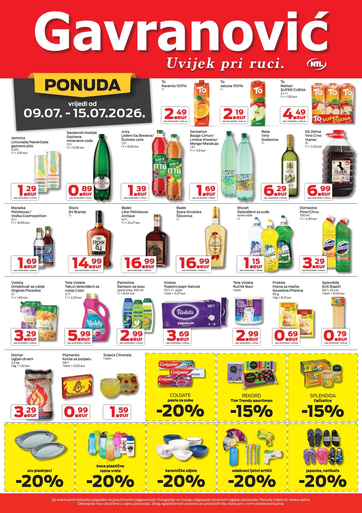 Stranica 4. Gavranović kataloga - Tjedna Akcija od 11.07.2026