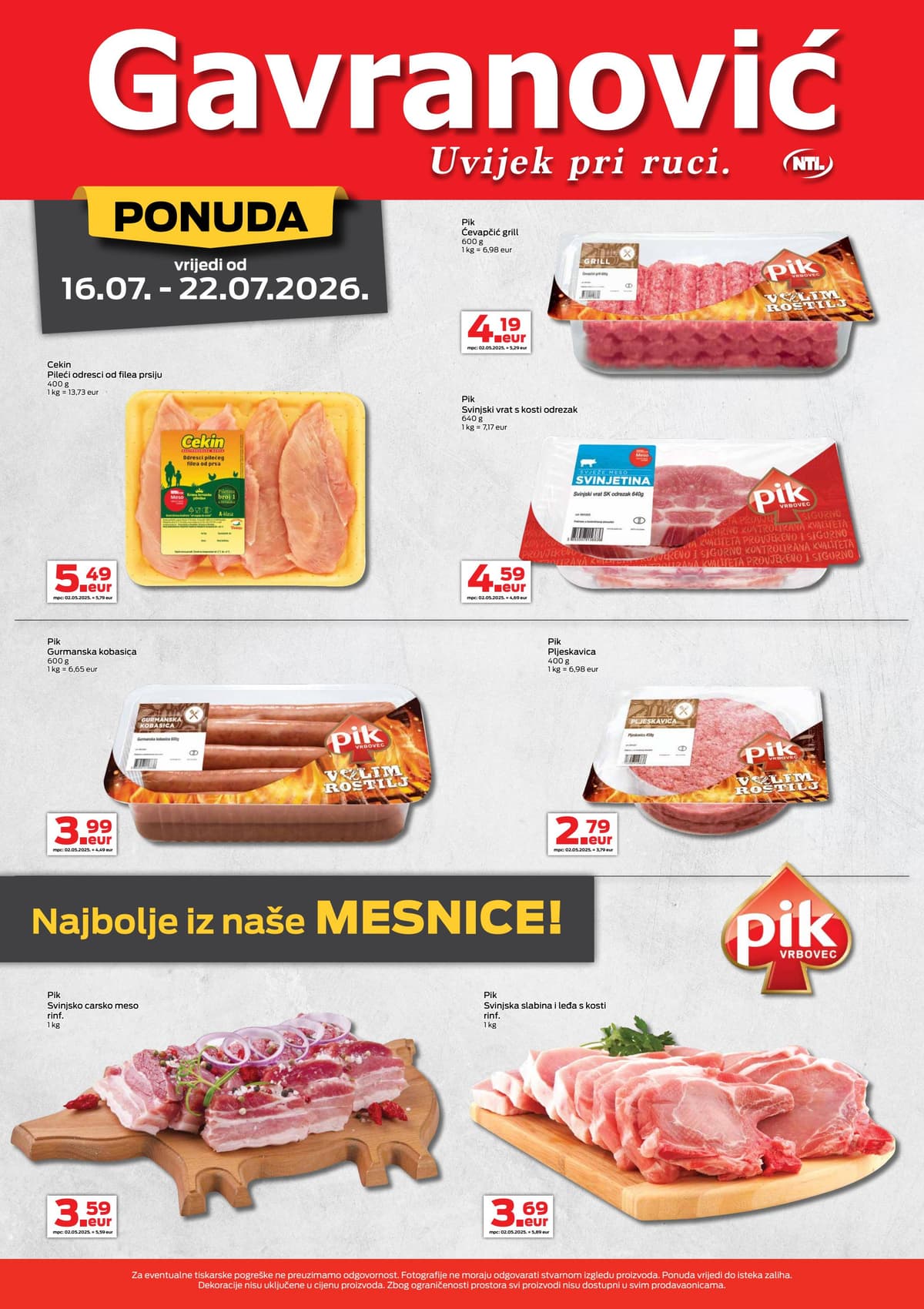 Stranica 5. Gavranović kataloga - Gavranović katalog od 16.07.2026