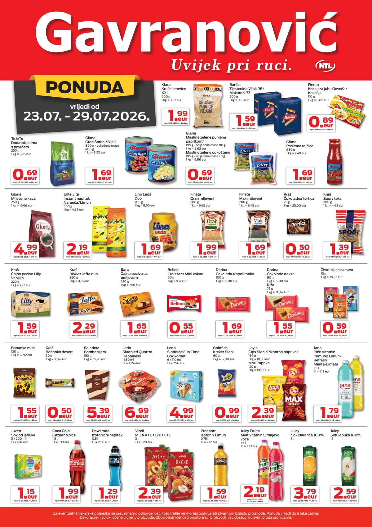 Stranica 3. Gavranović kataloga - Tjedna Akcija