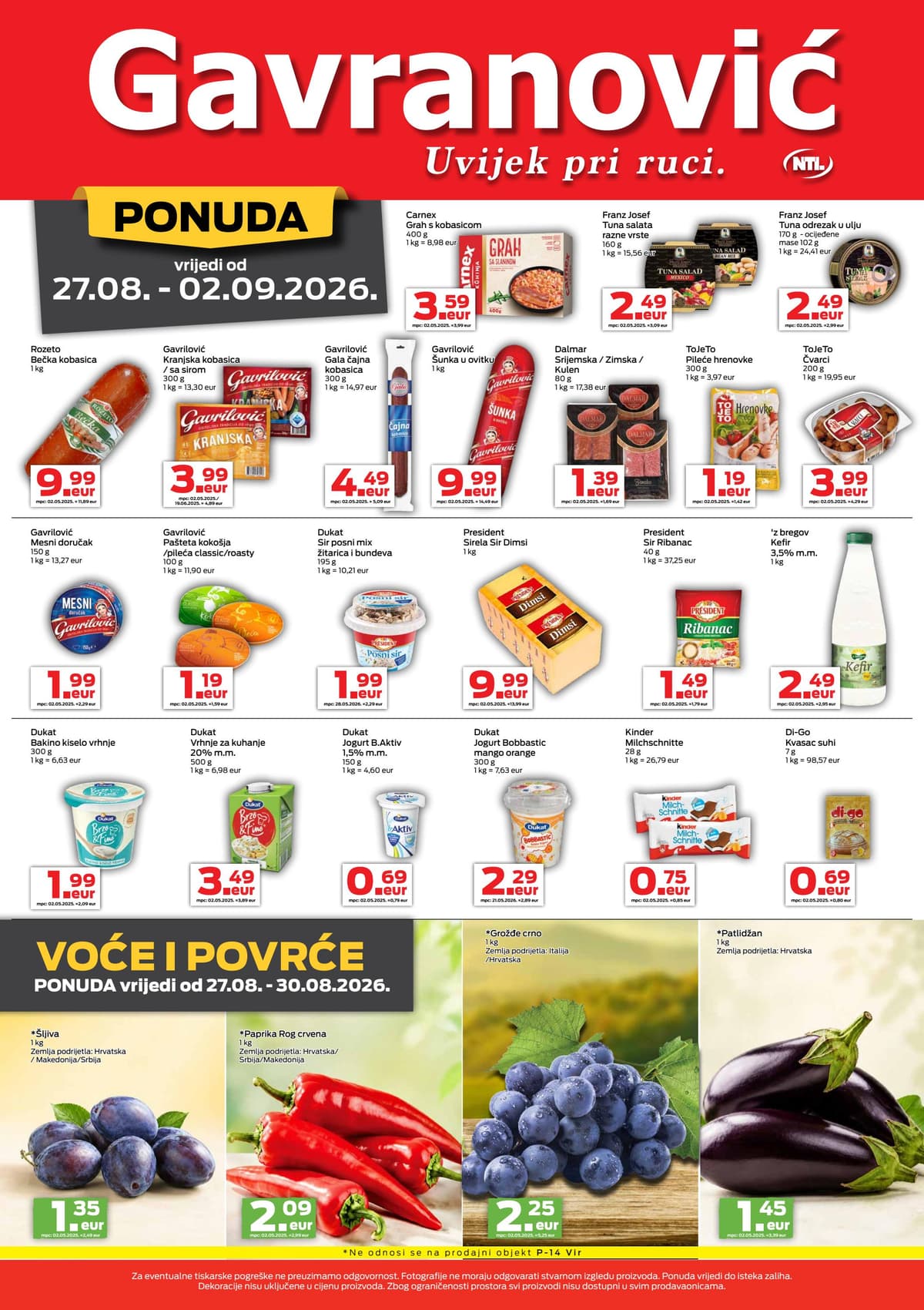 Stranica 2. Gavranović kataloga - Tjedna Akcija