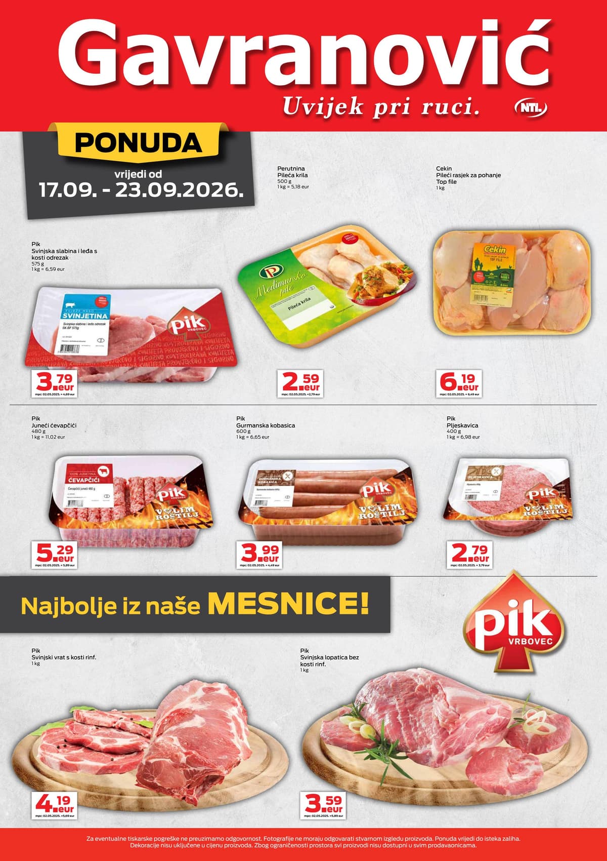 Stranica 5. Gavranović kataloga - Tjedna Akcija