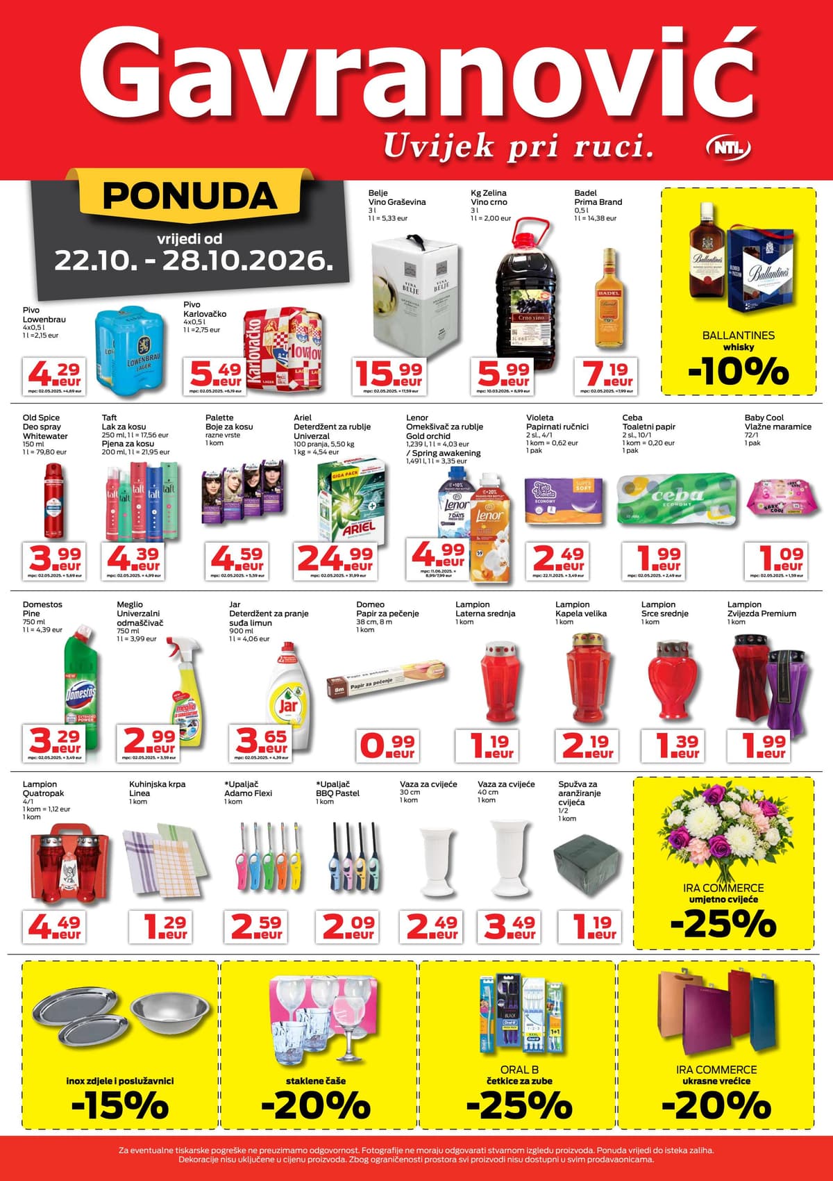 Stranica 4. Gavranović kataloga - Tjedna Akcija od 20.10.2026.